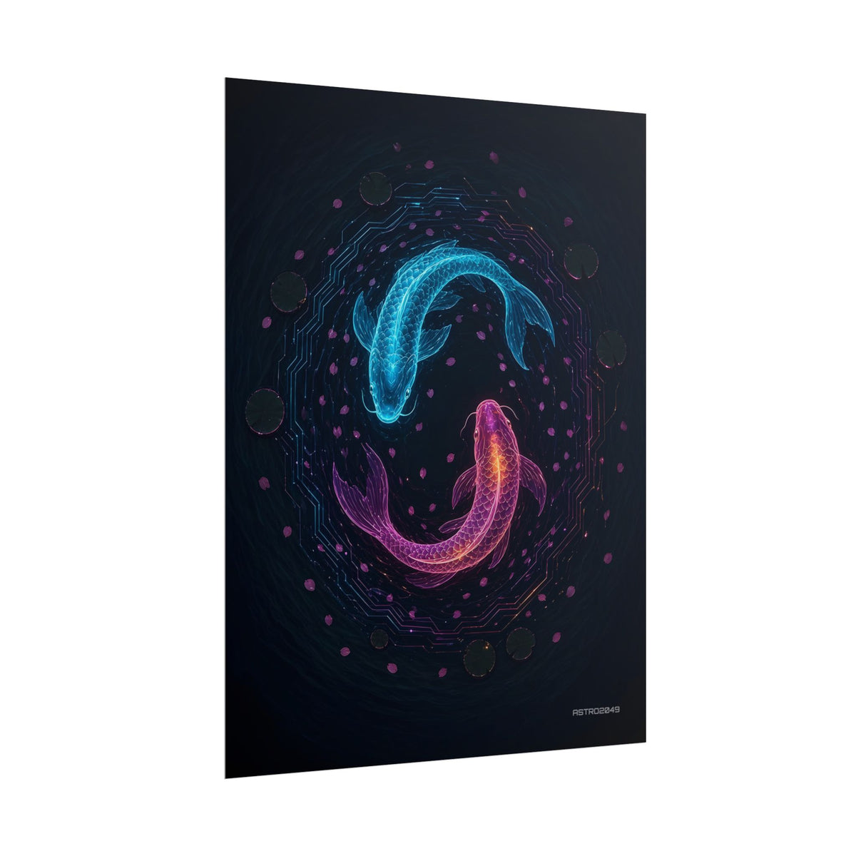 Circuit Koi matte poster by ASTRO2049, view 7 of 8