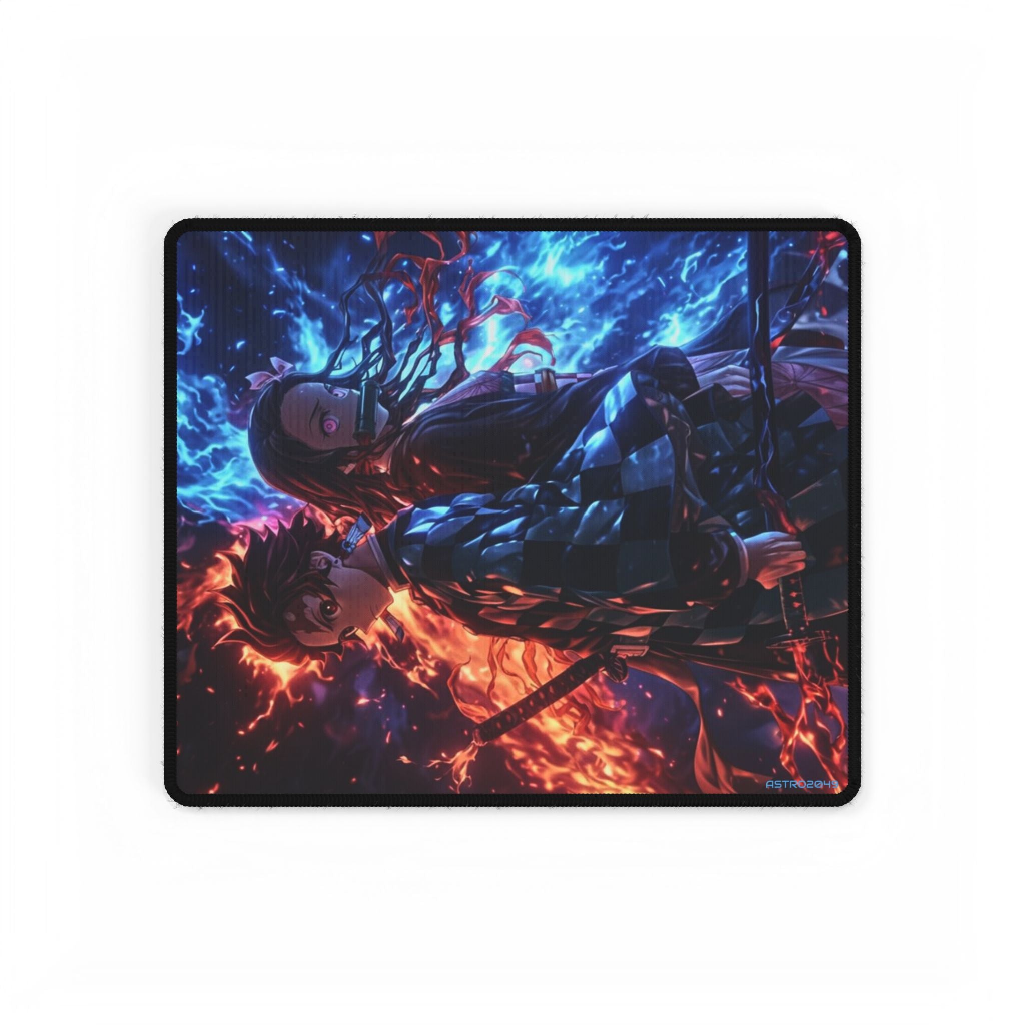 DEMON SLAYER - Kimetsu no yaiba - Vibrant Anime Desk Mat, Perfect for Gamers and Students, Ideal Desk Accessory