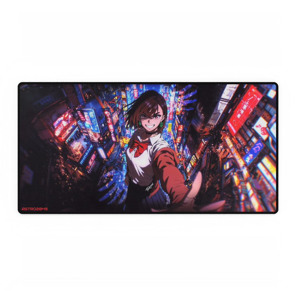 DANDADAN: Momo - Anime-Inspired Desk Mat for Gamers, Office Decor, Gaming Setup, Mouse Pad, Tech Accessories, Gift for Students
