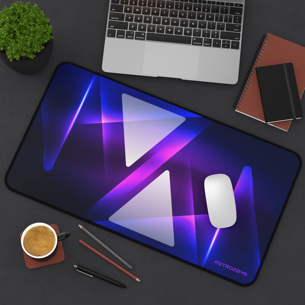 CYBERPUNK - Modern Geometric Desk Mat, Stylish Workspace Accessory, Gamer Gift, Office Decor, Desk Accessories