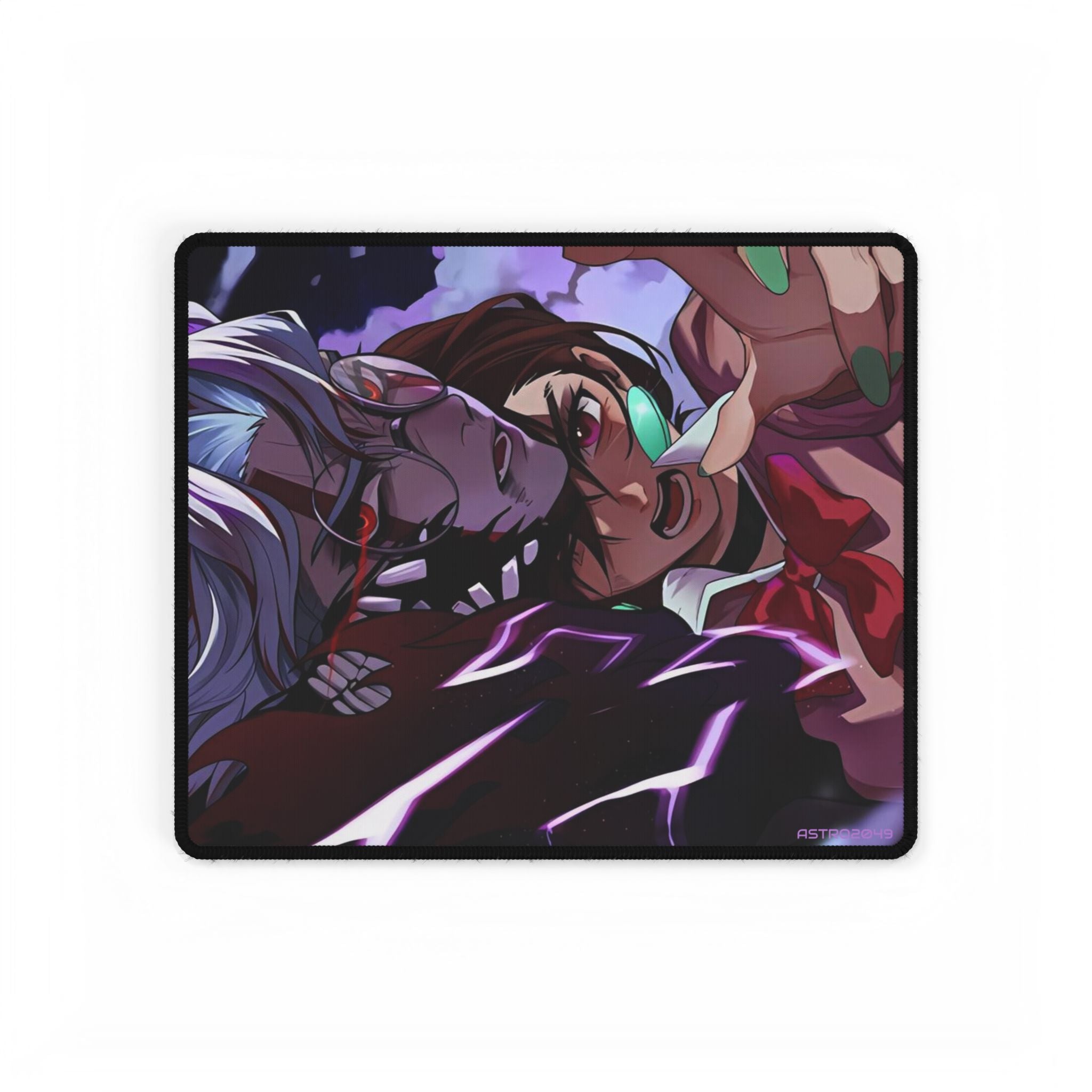 DANDADAN: Momo / Okarun - Anime Desk Mat - Gaming Mouse Pad, Office Decor, Creative Workspace, Gift for Gamers, Studio Accessories