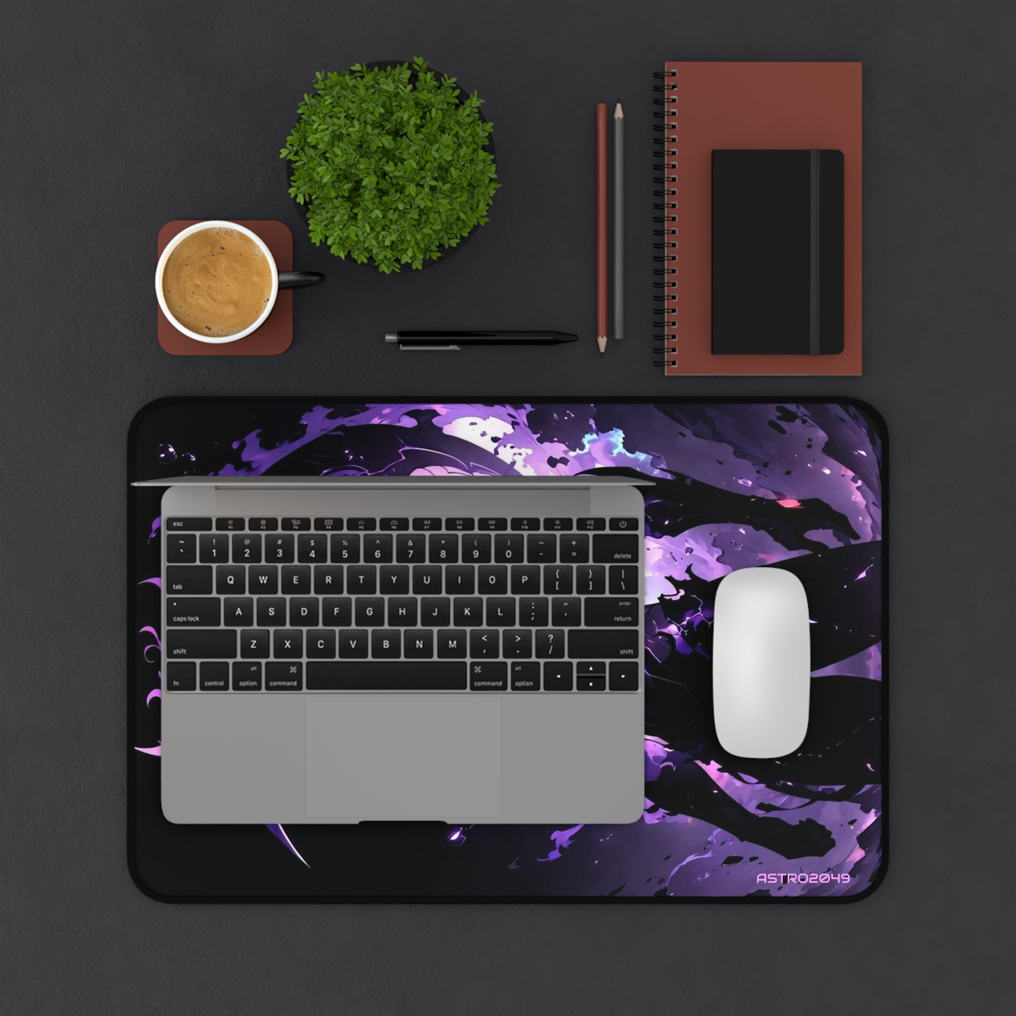 SOLO LEVELING - Sung Jinwoo - ARISE - Galaxy-Themed Desk Mat - Aesthetic Gaming Mouse Pad, Stylish Office Decor, Unique Gift Idea