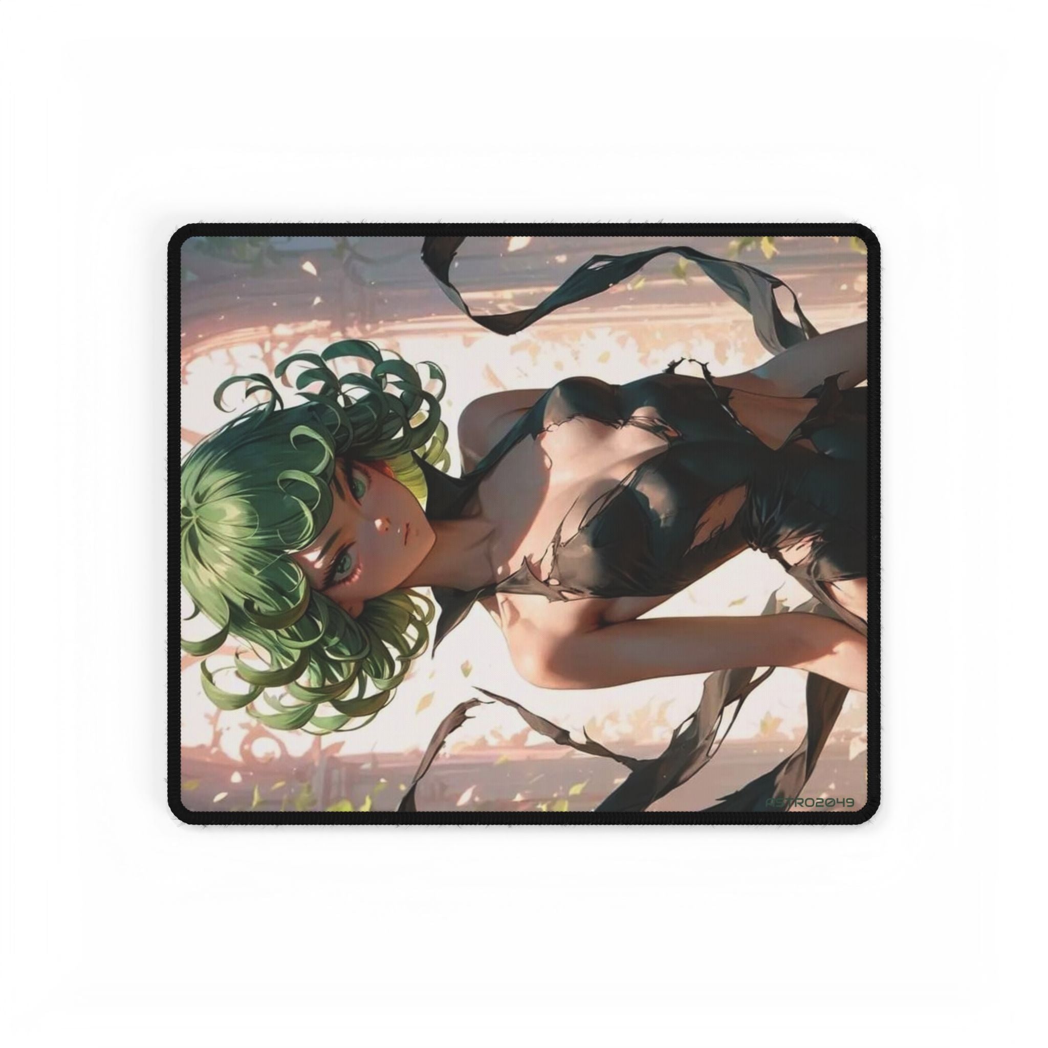 ONE-PUNCH MAN: Tatsumaki - Stylish Desk Mats for Gaming & Work, Aesthetic Mouse Pad for Office, Black Artistic Designs
