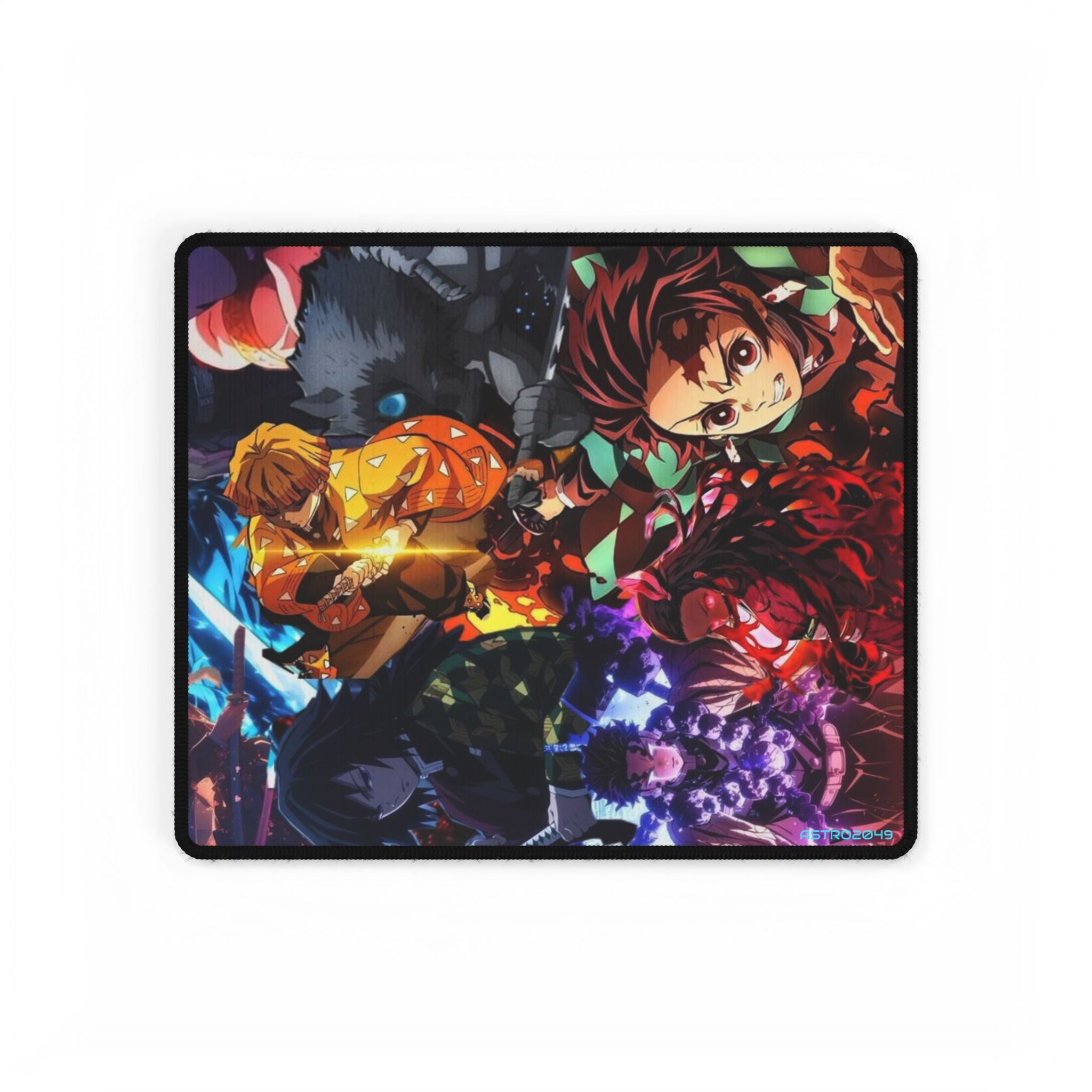 DEMON SLAYER - Kimetsu no yaiba - Anime-Inspired Desk Mat | Gaming Desk Accessory, Office Decor, Workstation Mat, Custom Mouse Pad