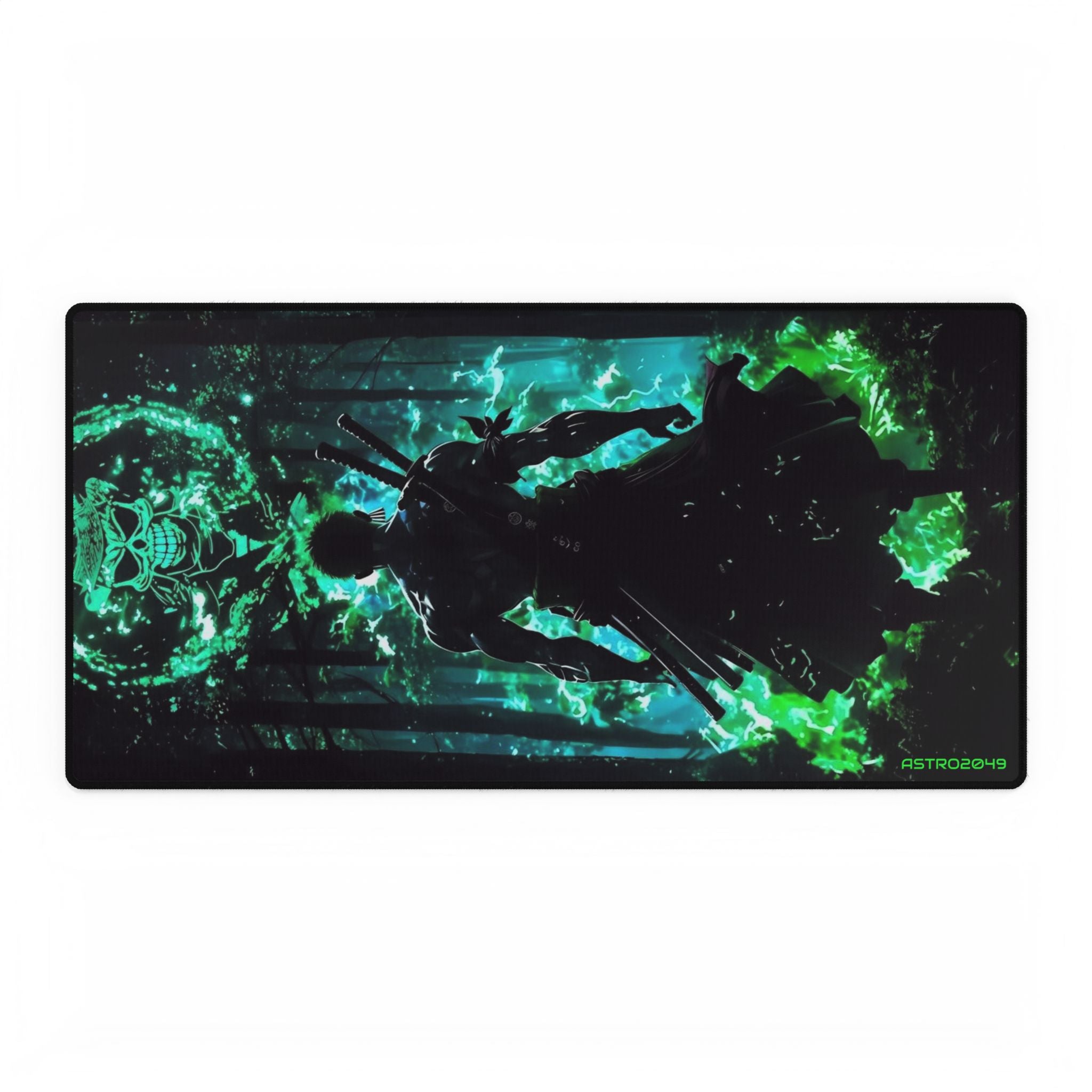 ONE PIECE - ZORO - Mystical Fantasy Desk Mat, Gamer Desk Accessories, Office Decor, Gaming Mouse Pad, Unique Gift for Him