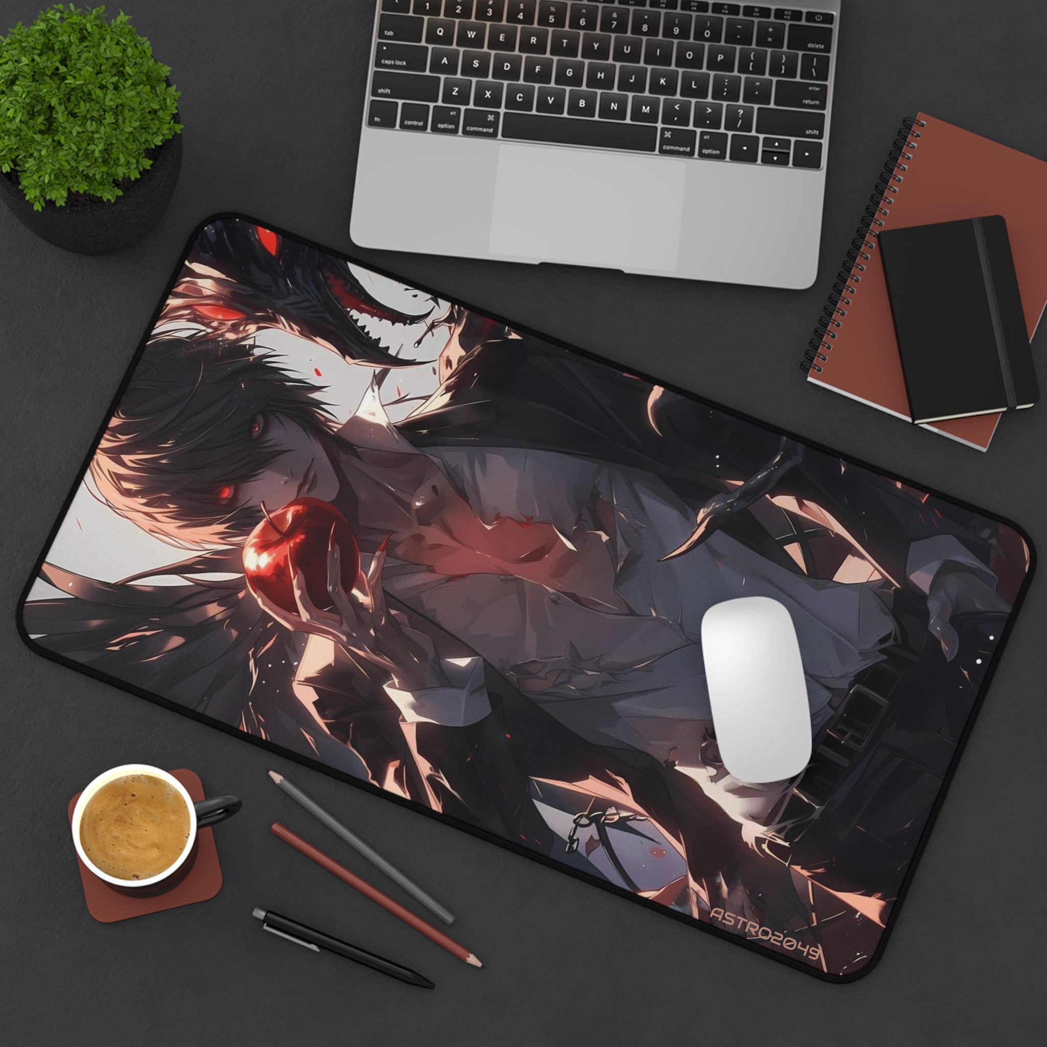 DEATH NOTE - Light / Akira - Dark Anime Desk Mat, Gamer Mouse Pad, Office Decor, Gift for Anime Fans, Kawaii Desk Accessories