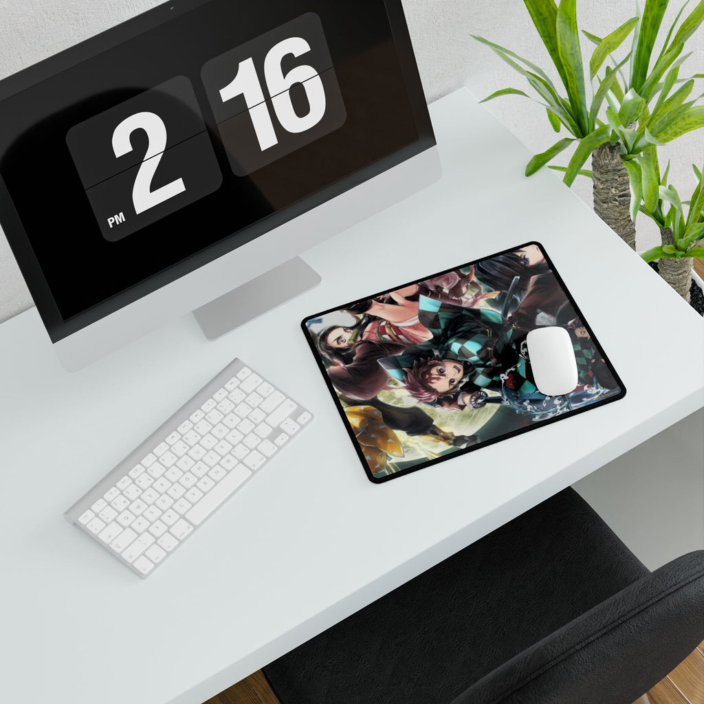 DEMON SLAYER - Kimetsu no yaiba - Vibrant Gaming Desk Mat for Cosplay Fans, Desk Accessories, Office Decor, Gamer Gifts, Anime Merchandise