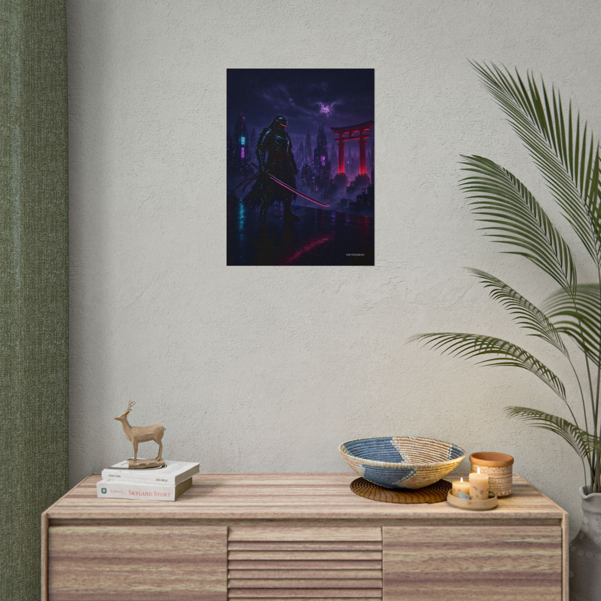Crimson Gate Ronin matte poster by ASTRO2049, view 8 of 8