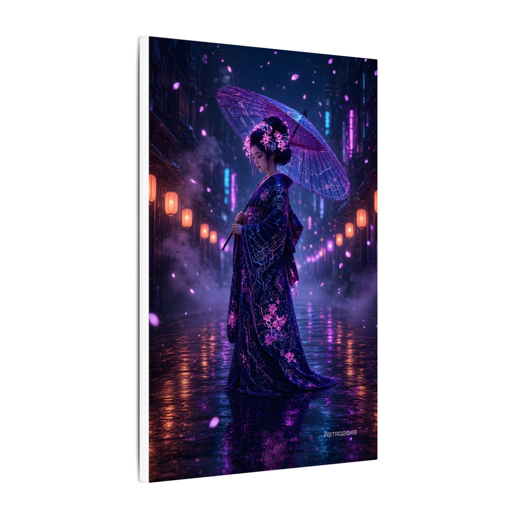 Lantern Rain Geisha canvas print by ASTRO2049, view 6 of 8