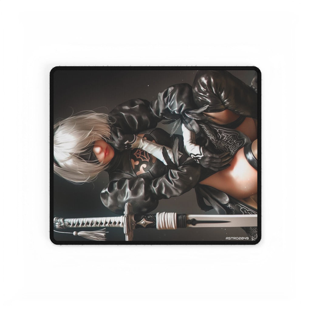Nier: Automata - 2B - Elegant Gaming Desk Mat - Aesthetic Office Decor, Personalized Workspace, Unique Gift for Gamers, Stylish Mouse Pad