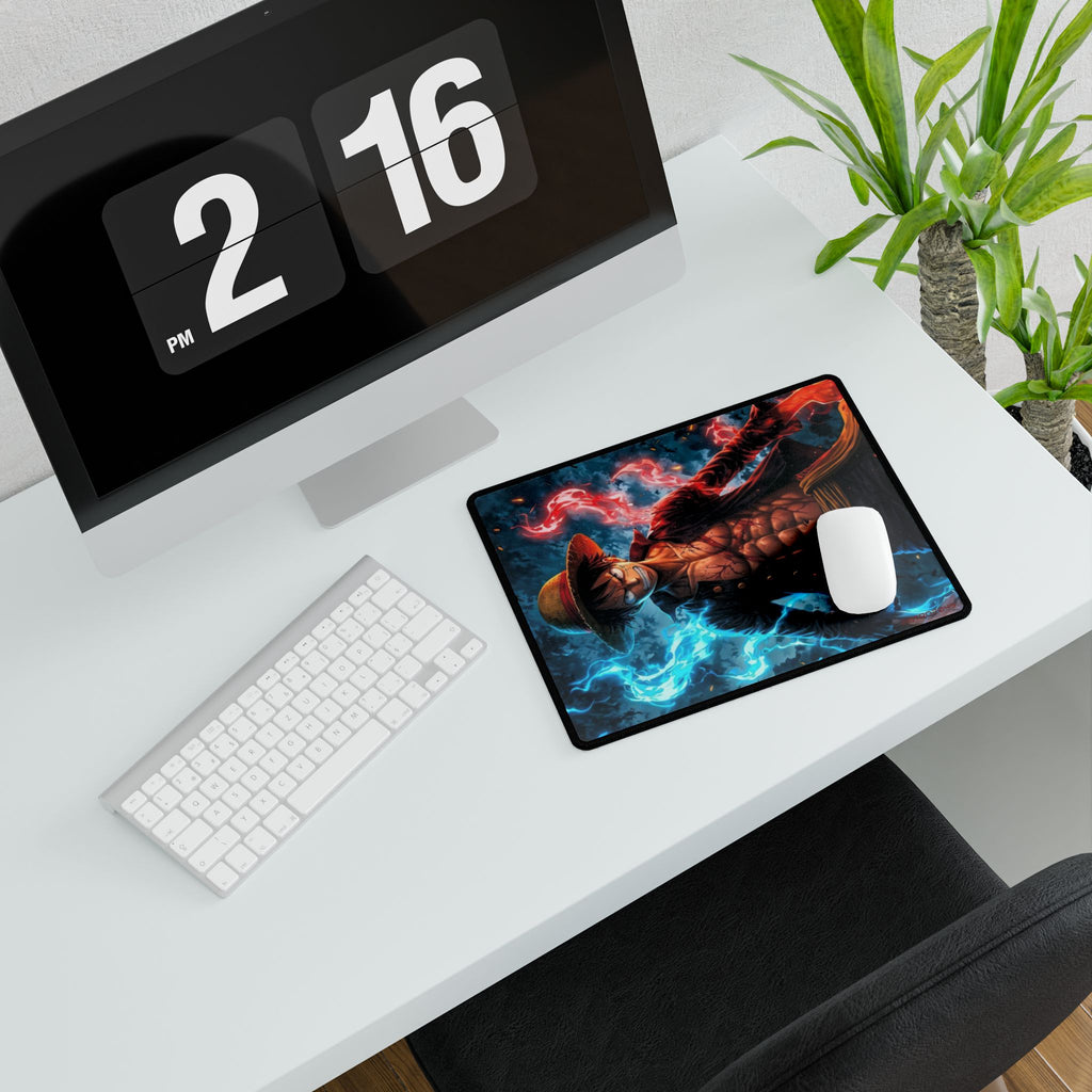 ONE PIECE - LUFFY - Anime-Inspired Desk Mat: Vibrant Gamer Mouse Pad, Office Decor, Gift for Students, Computer Accessories