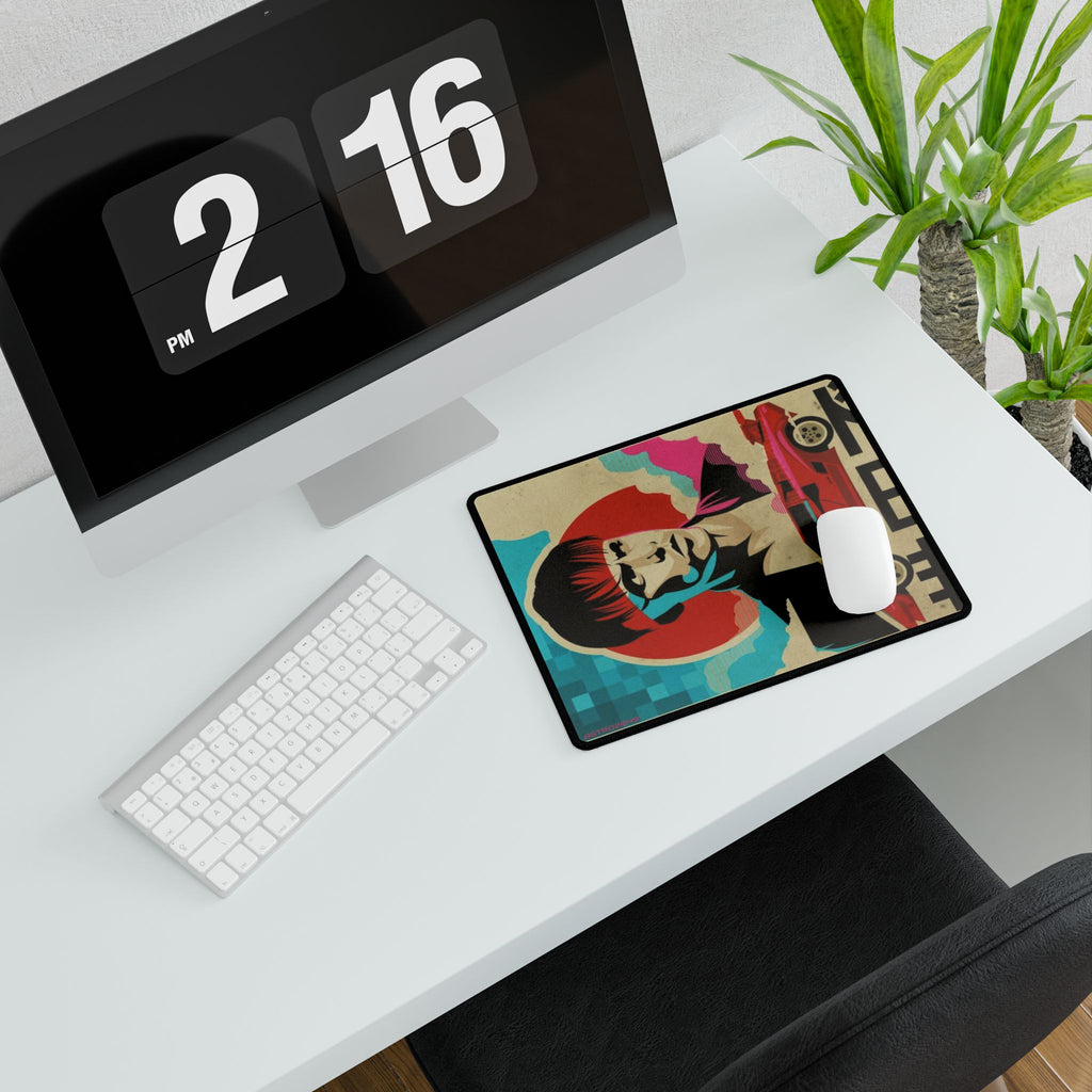 KUNG FURY - Stylish Gaming Desk Mats for Home Office, Anime Themed Desk Accessories, Ergonomic Mouse Pad, Desk Decor, for Gamers