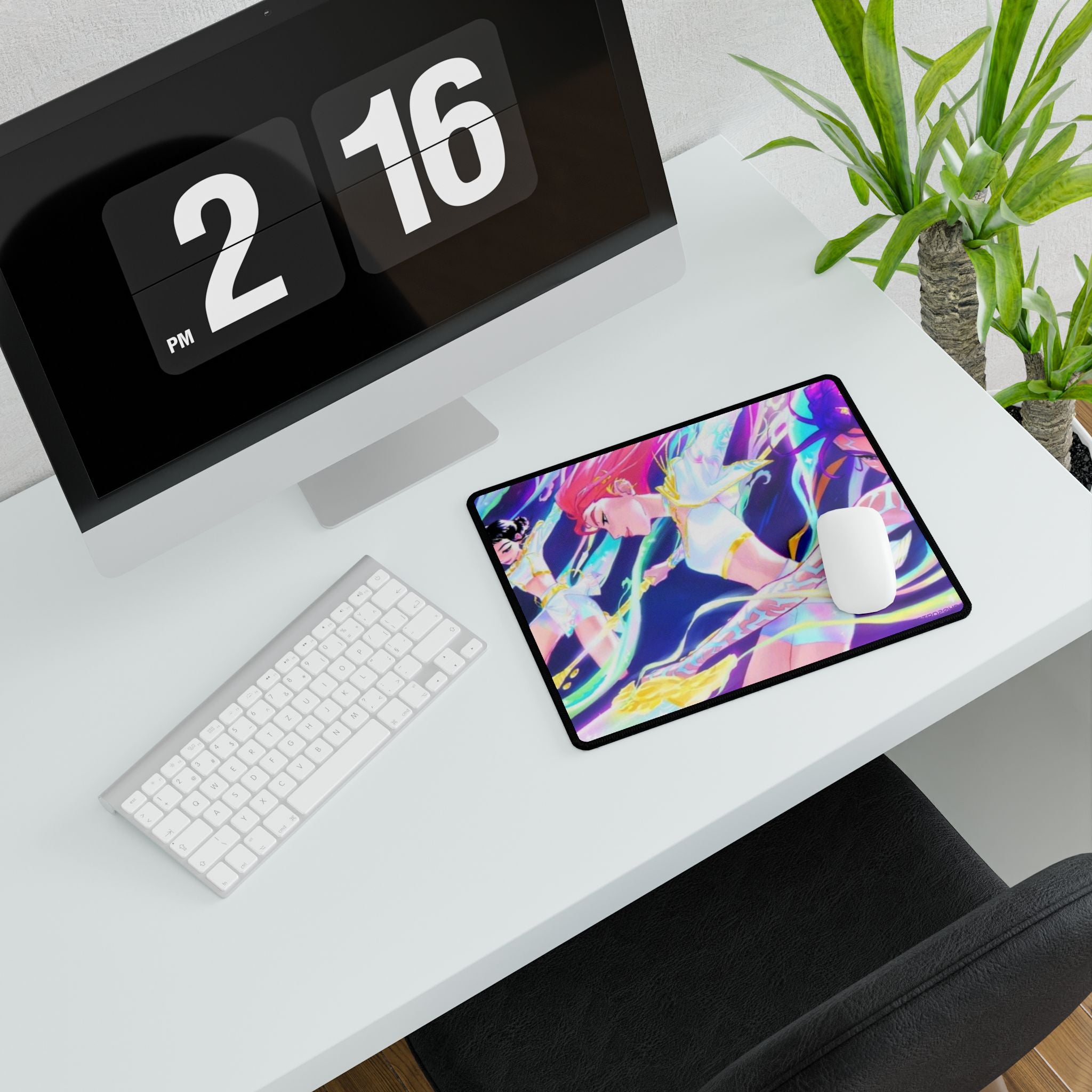 KPop Demon Hunters - HUNTRIX - Colorful Anime Desk Mats - Perfect for Gamers, Creative Professionals, Workstations, Gifts, Office Decor