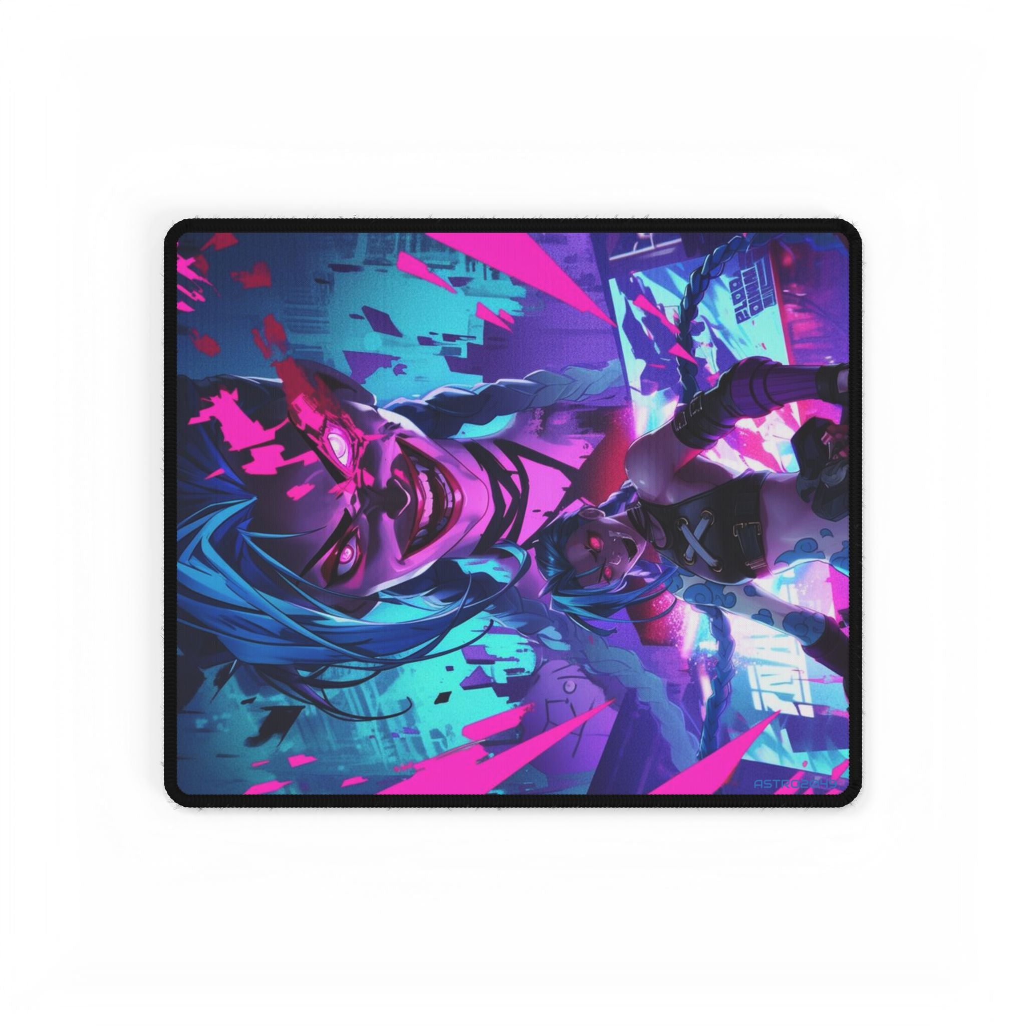 League of Legends - Arcane: JINX - Vibrant Gaming Desk Mat - Perfect for Gamers, Home Office, or Study Space | Custom Style Designs