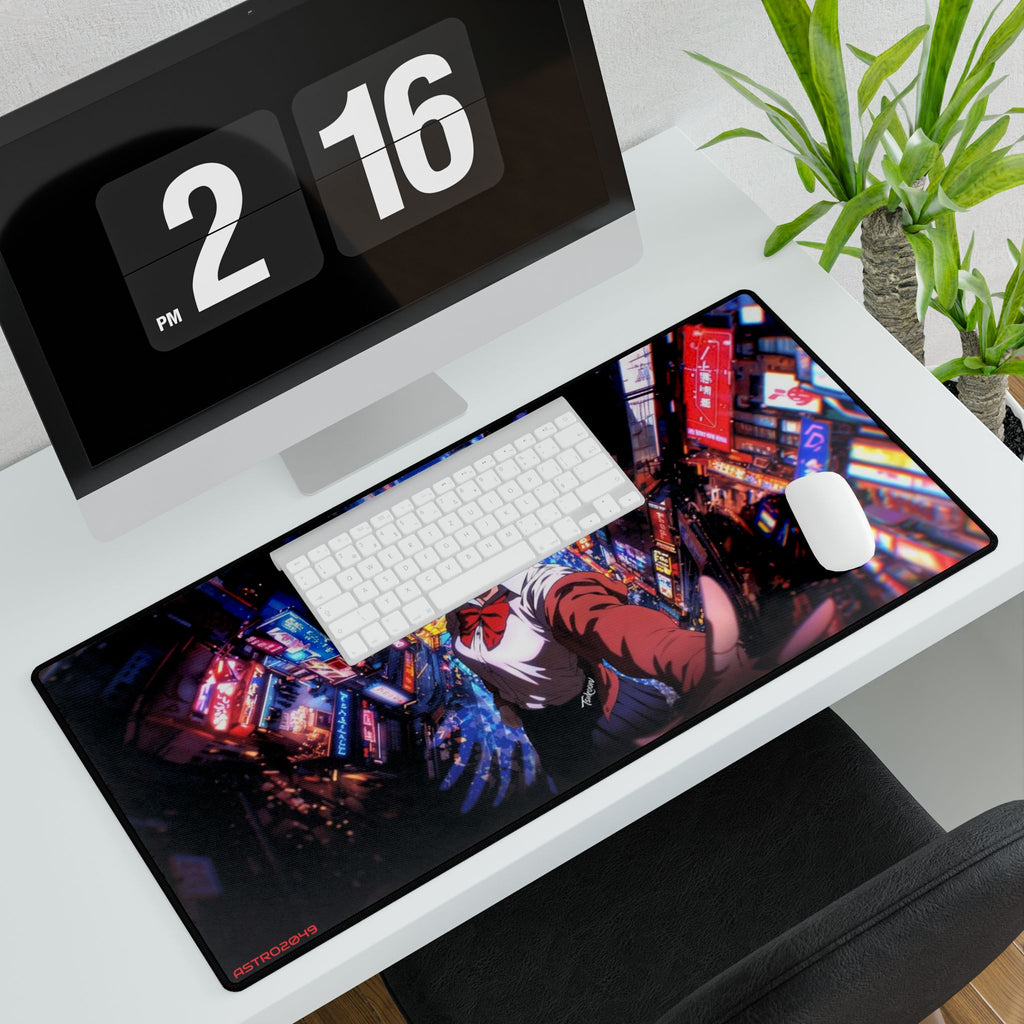DANDADAN: Momo - Anime-Inspired Desk Mat for Gamers, Office Decor, Gaming Setup, Mouse Pad, Tech Accessories, Gift for Students