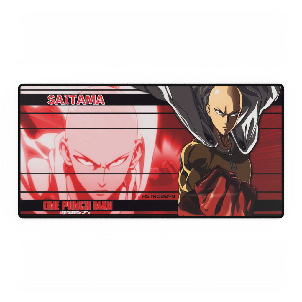 ONE-PUNCH MAN: Saitama - Anime Desk Mat - Saitama from One Punch Man | Gaming Desk Pads, Office Accessories, Gift for Fans, Home Decor
