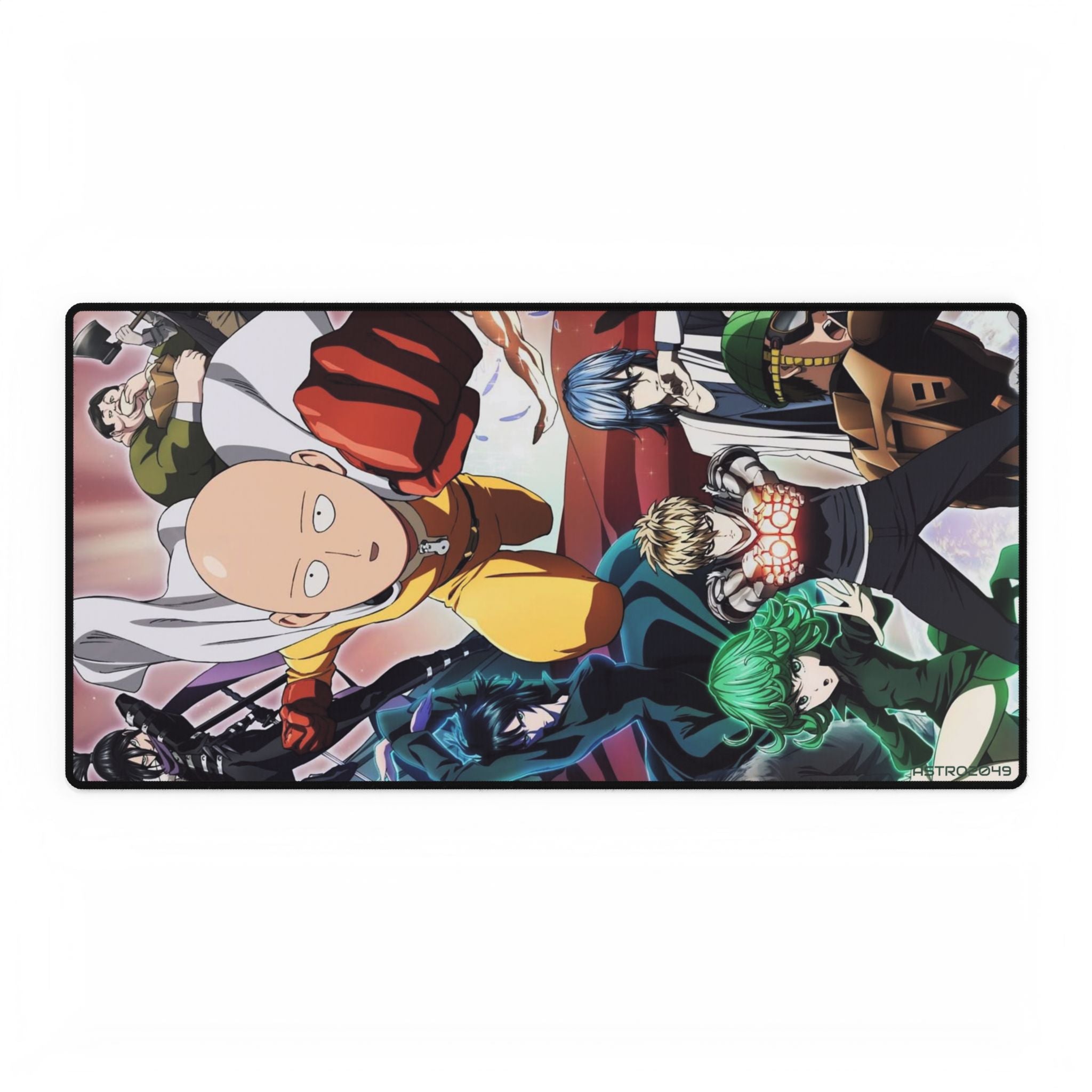 ONE-PUNCH MAN - Anime Desk Mat - Gaming Mouse Pad for Office, Anime Decor, Saitama Desk Accessories, Cool Desk Gift, Minimalist Office Decor