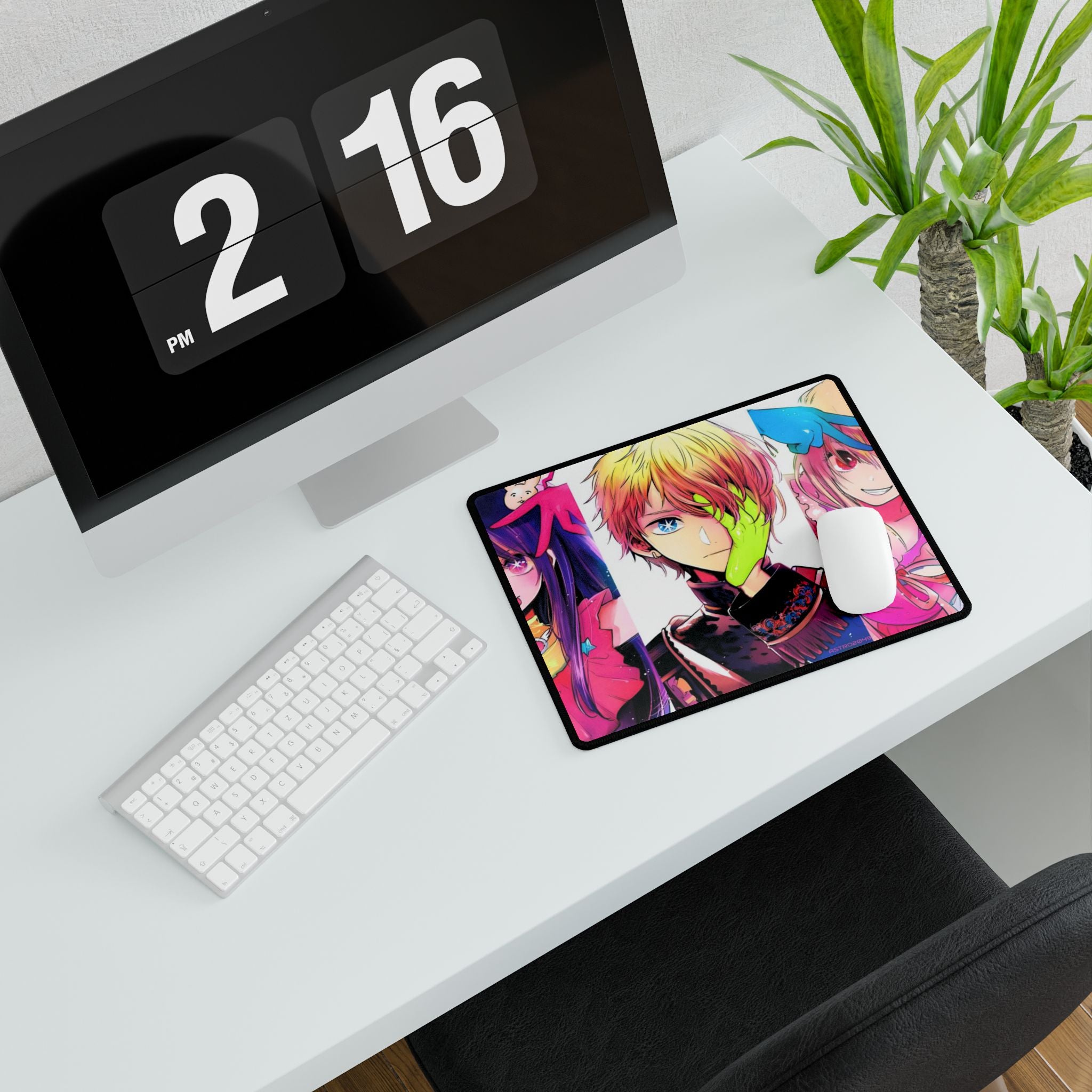 OSHI NO KO - Colorful Anime Desk Mat for Gamers, Vibrant Office Decor, Large Mouse Pad, Gifts for Anime Lovers, Desk Accessories