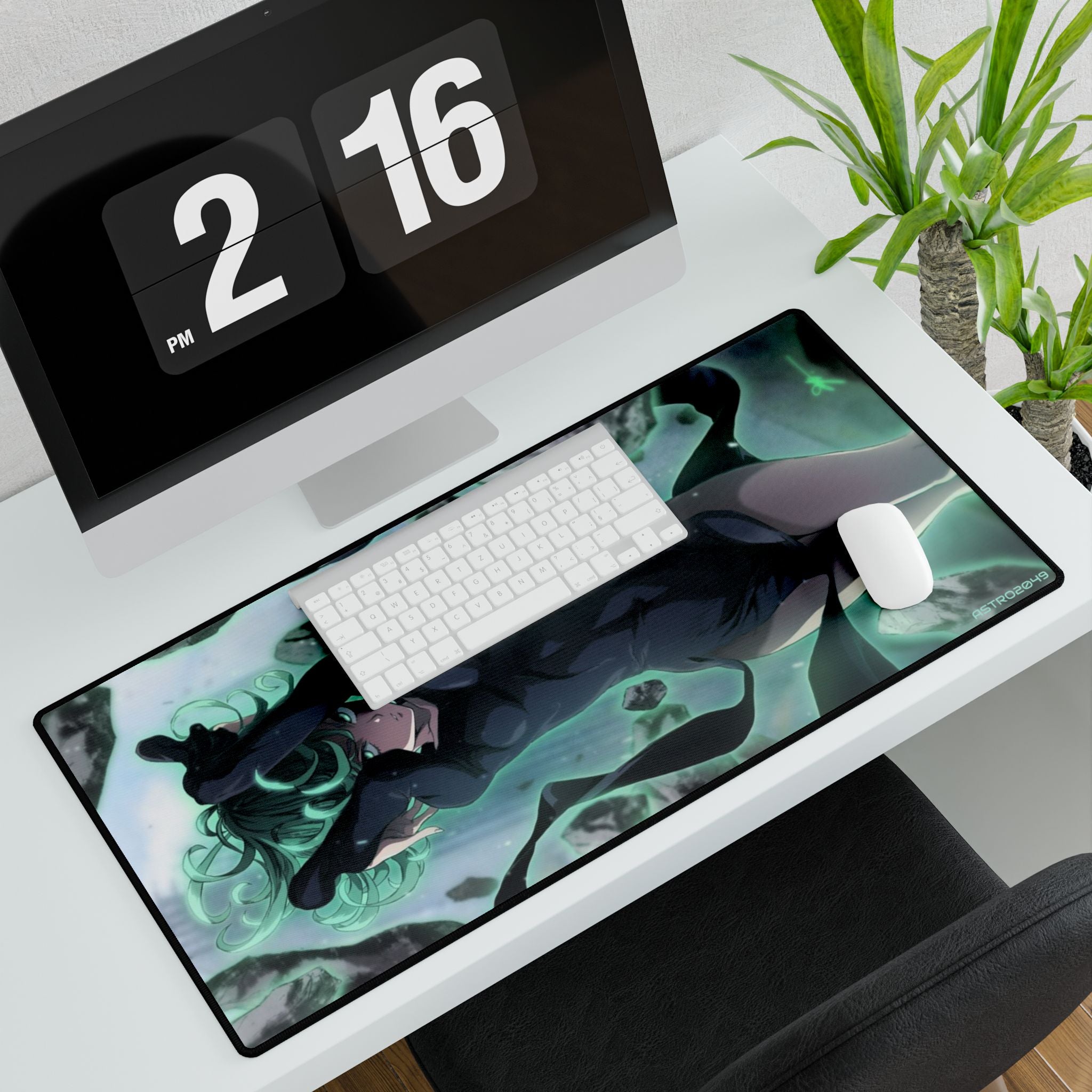 ONE-PUNCH MAN: Tatsumaki - Aesthetic Gaming Desk Mat, Large Mouse Pad for Gamers, Anime Desk Accessories, Creative Workstation Decor