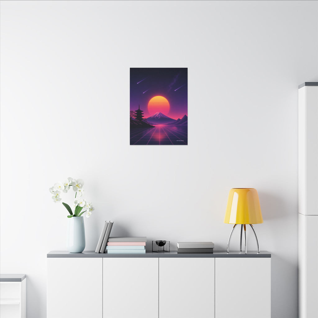 Sunset Pagoda Grid canvas print by ASTRO2049, view 5 of 8