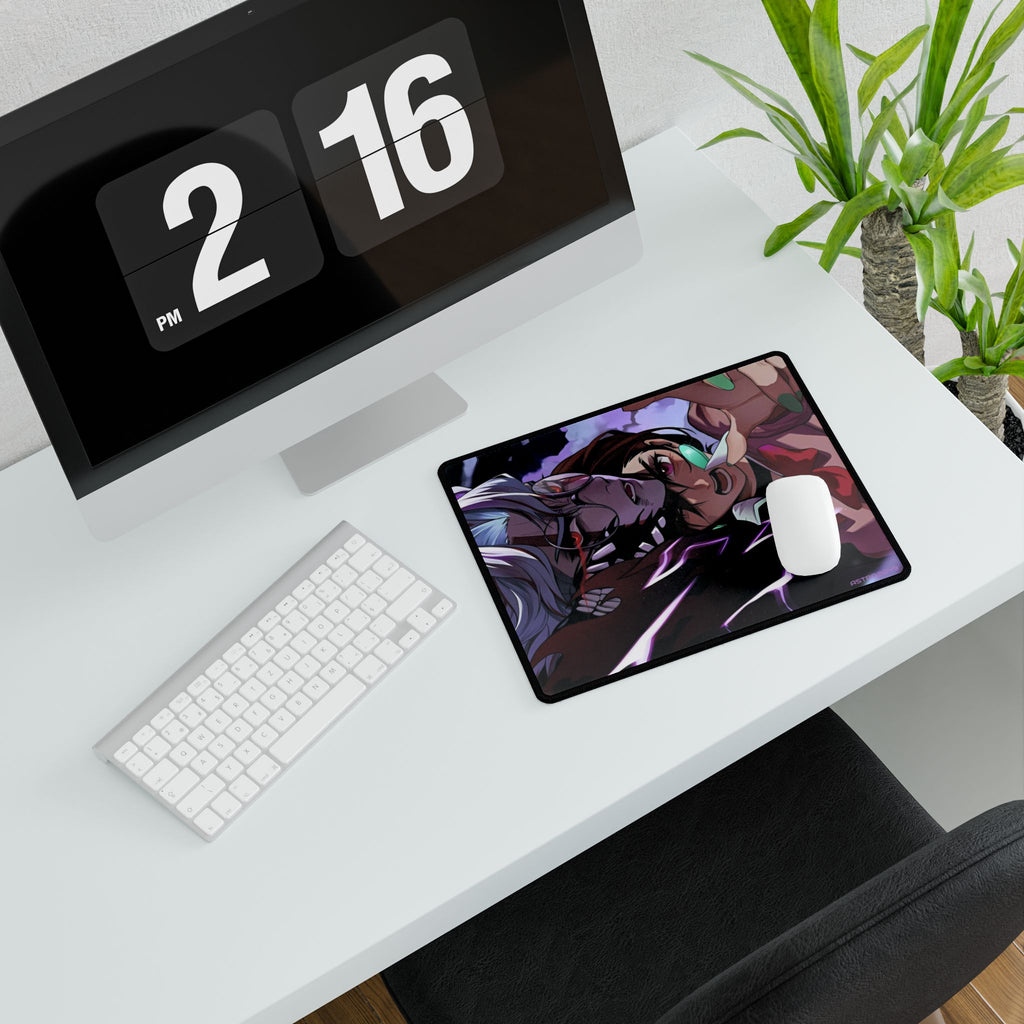 DANDADAN: Momo / Okarun - Anime Desk Mat - Gaming Mouse Pad, Office Decor, Creative Workspace, Gift for Gamers, Studio Accessories