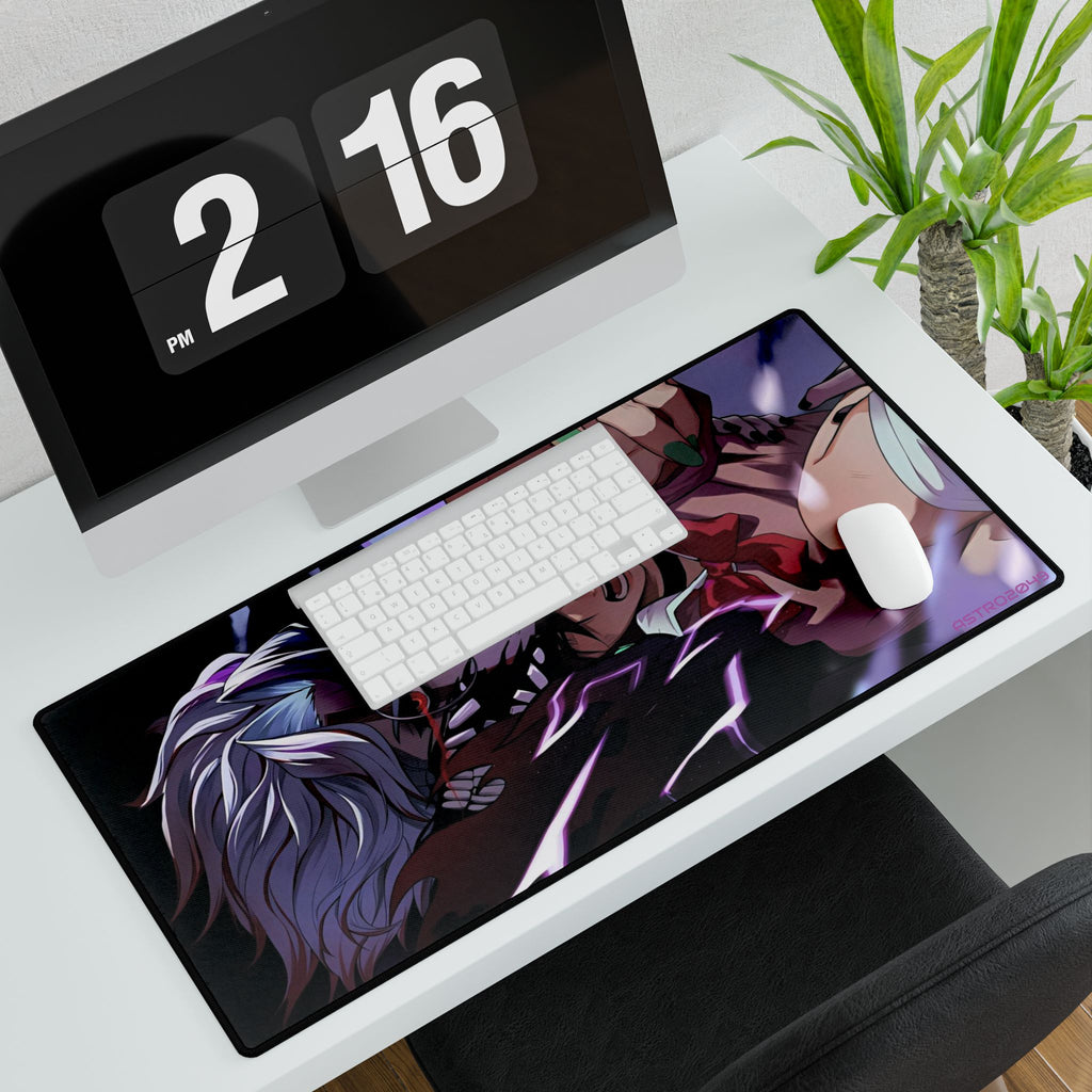 DANDADAN: Momo / Okarun - Anime Desk Mat - Gaming Mouse Pad, Office Decor, Creative Workspace, Gift for Gamers, Studio Accessories