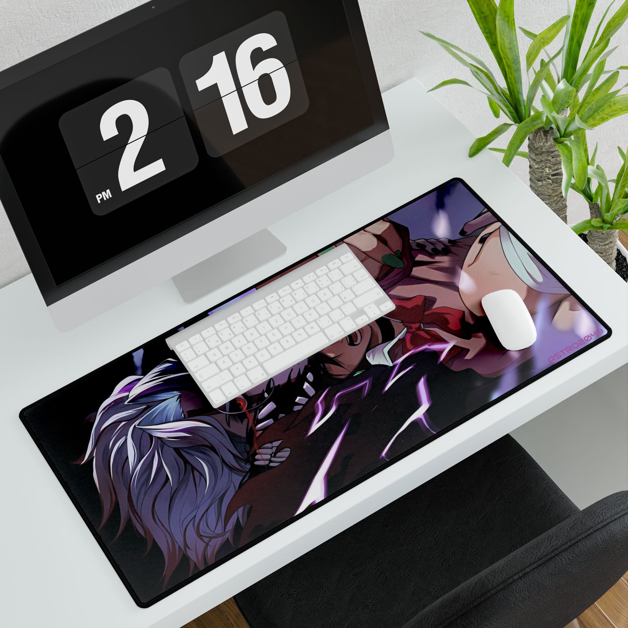 DANDADAN: Momo / Okarun - Anime Desk Mat - Gaming Mouse Pad, Office Decor, Creative Workspace, Gift for Gamers, Studio Accessories