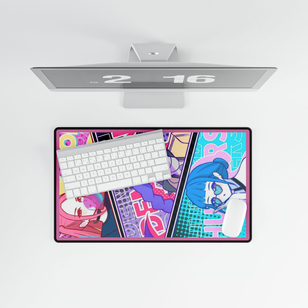 KPop Demon Hunters - HUNTRIX - Vibrant Gaming Desk Mat Featuring Anime Characters | Perfect for Gamers, Students, or Office Decor