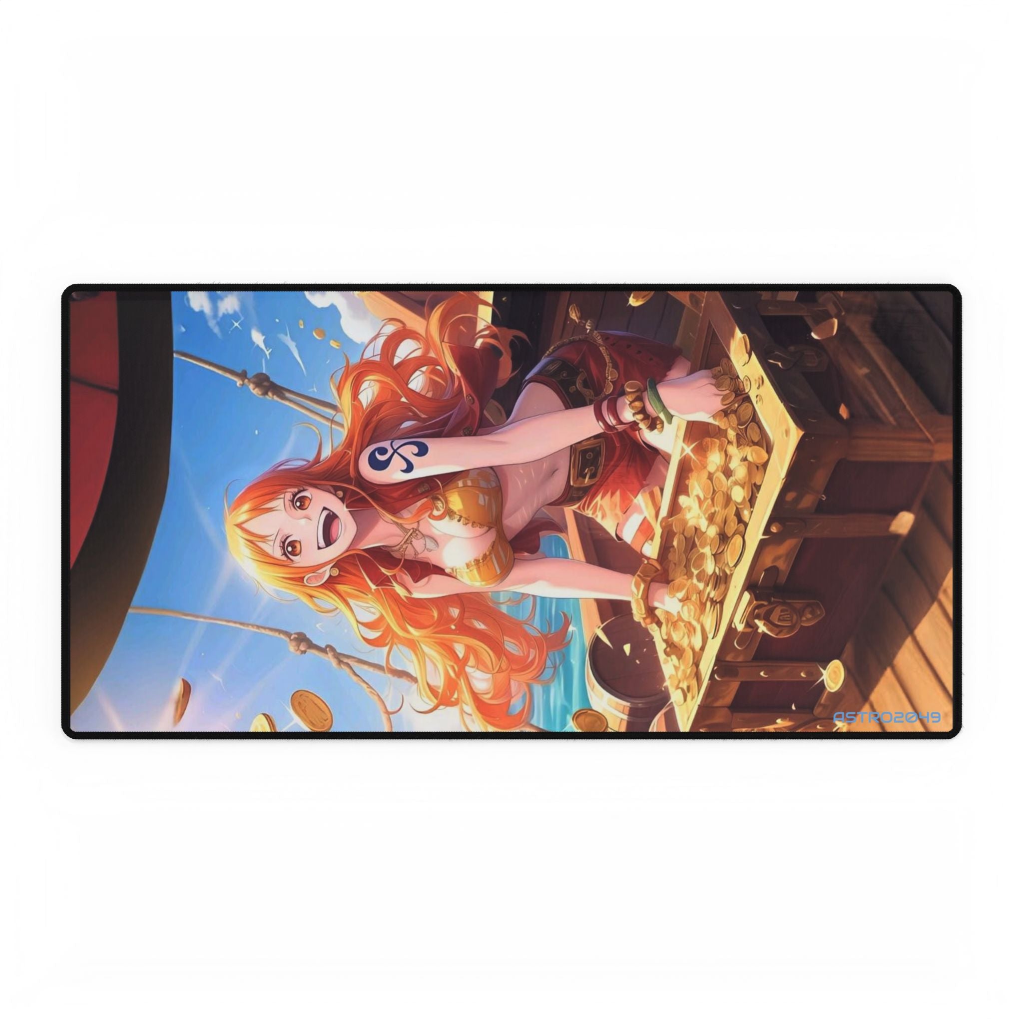 ONE PIECE - NAMI - Vibrant Anime Desk Mat - Perfect for Gamers & Creatives, Office Decor, Anime Lovers, Gift for Birthdays