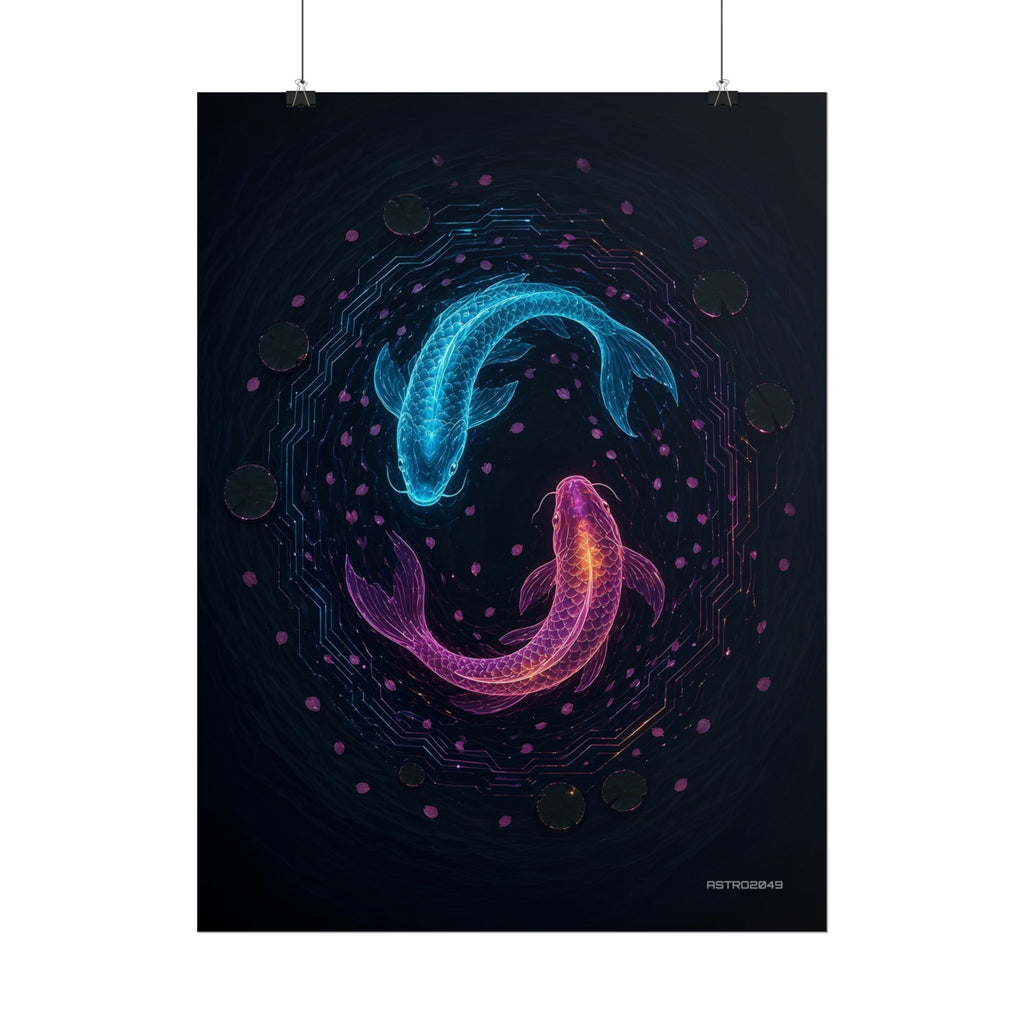 Circuit Koi matte poster by ASTRO2049, view 6 of 8