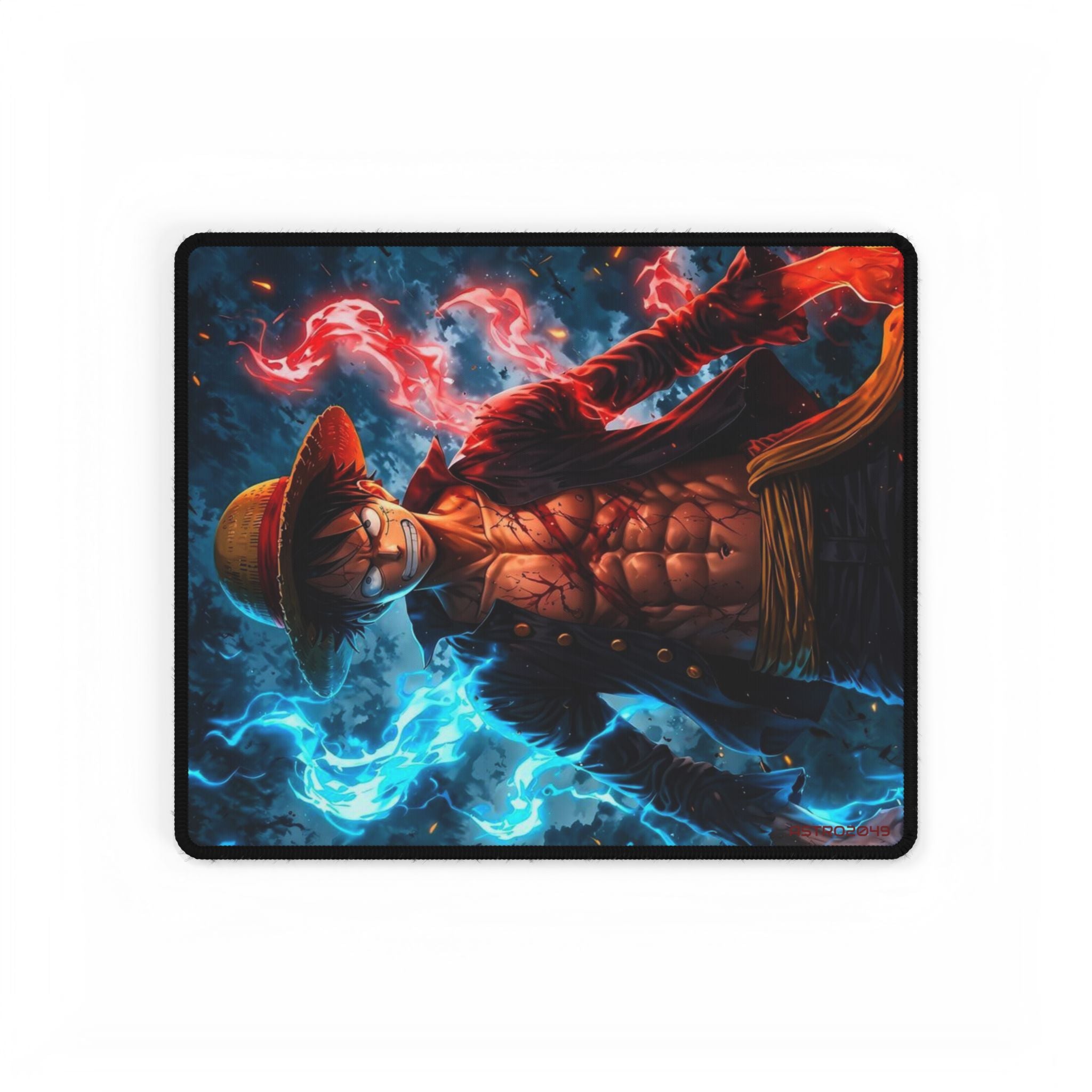 ONE PIECE - LUFFY - Anime-Inspired Desk Mat: Vibrant Gamer Mouse Pad, Office Decor, Gift for Students, Computer Accessories