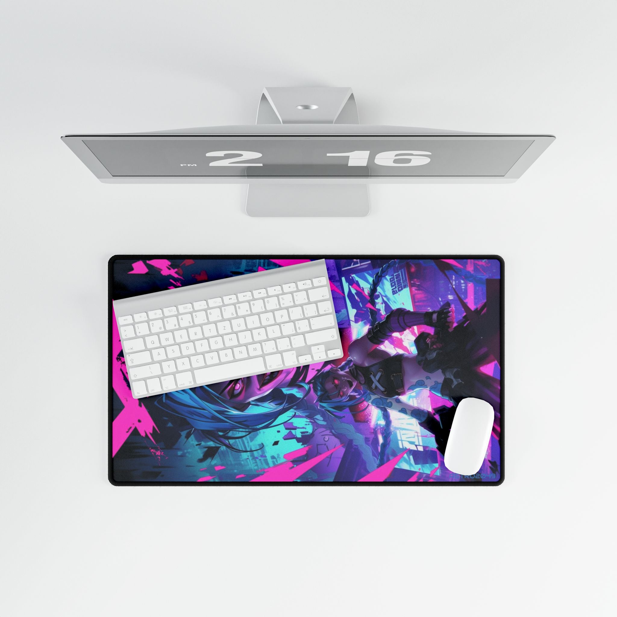League of Legends - Arcane: JINX - Vibrant Gaming Desk Mat - Perfect for Gamers, Home Office, or Study Space | Custom Style Designs