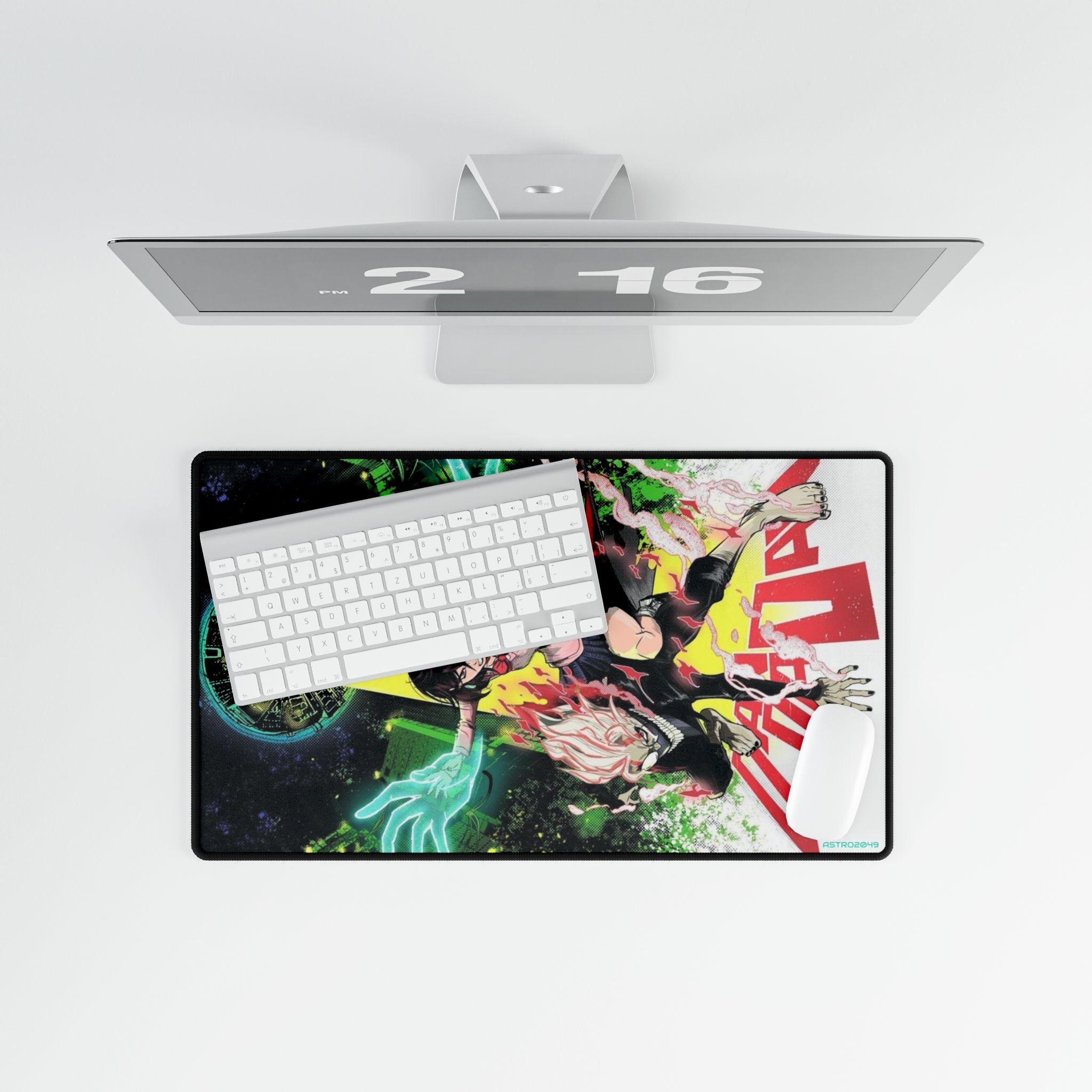 DANDADAN: Momo / Okarun - Anime-Inspired Desk Mats for Gamers | Custom Gaming Mouse Pad | Durable Desk Accessories | Ideal Gift