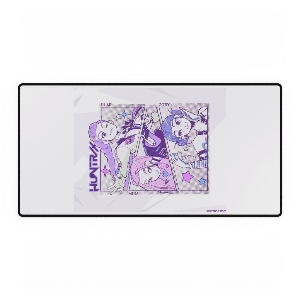 KPop Demon Hunters - HUNTRIX - Anime-Inspired Desk Mat for Gaming & Office, Gamer Desk Pad, Decorative Mousepad, Stylish Workstation Mat