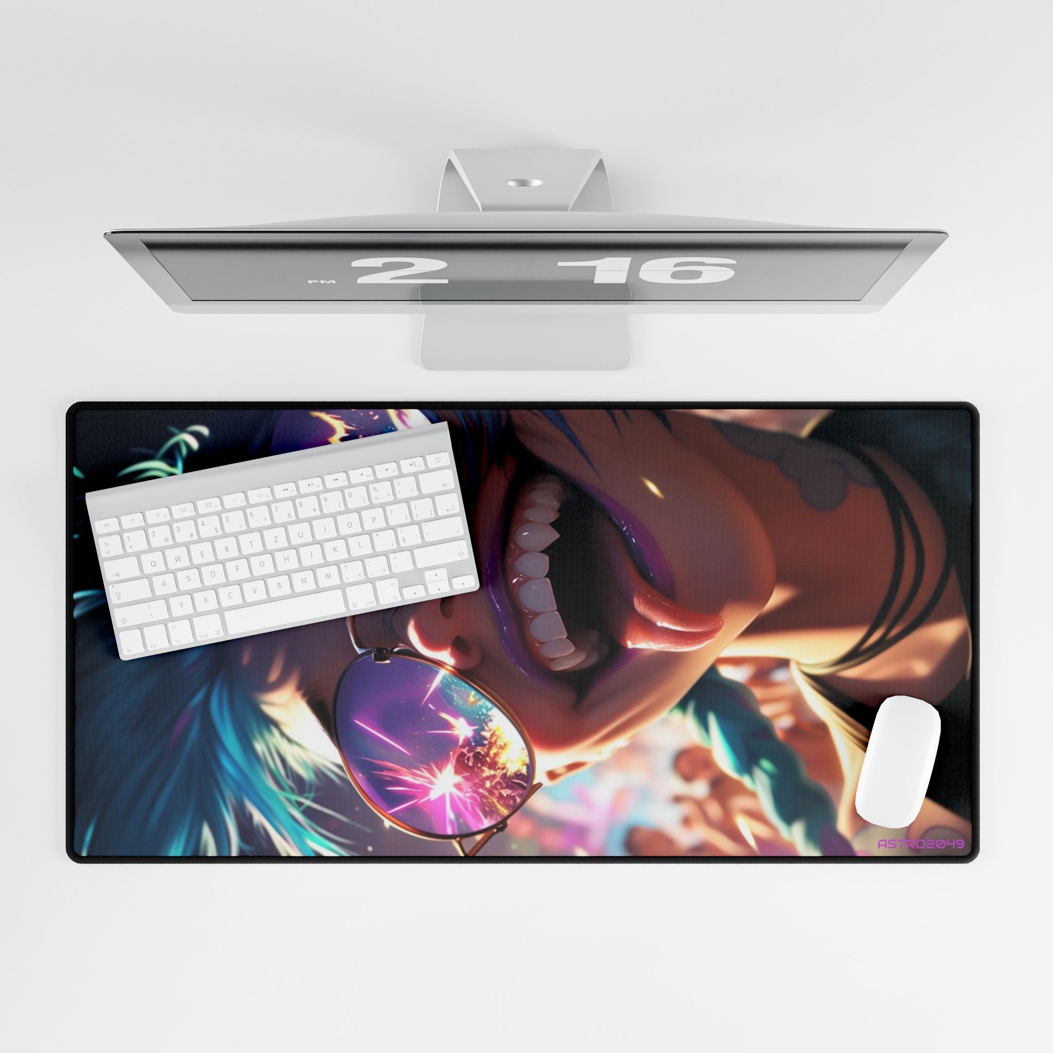 League of Legends - Arcane: JINX - Vibrant Graphic Desk Mat for Gamers, Stylish Office Decor, Mouse Pad, Fun Workstation Mat