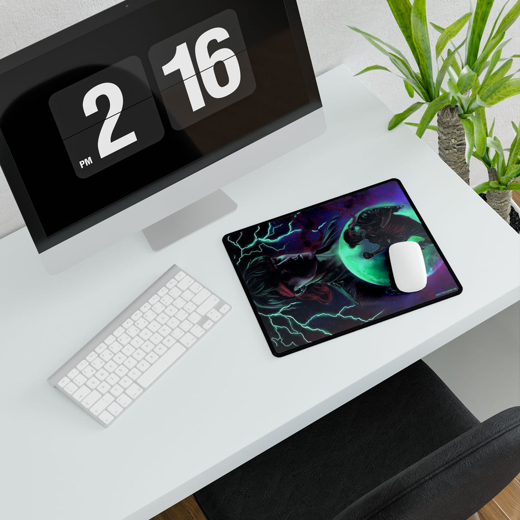KUNG FURY -  Fighter Desk Mat, Gaming Mat, Office Decor, Gamer Gift, Geeky Desk Accessories, Computer Accessories