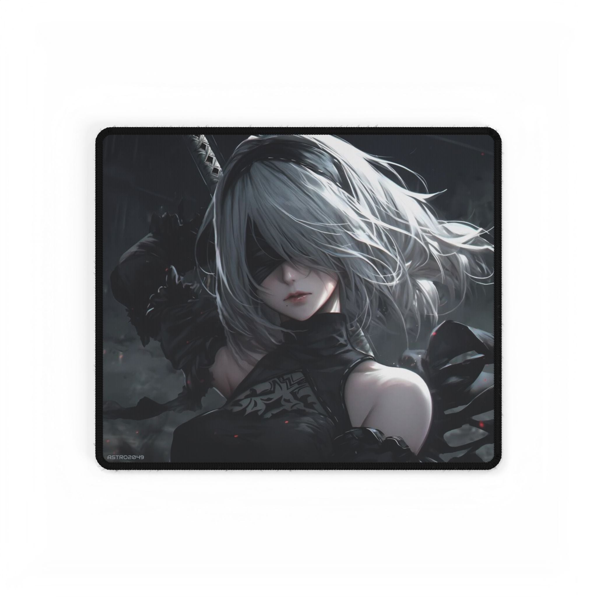 Nier: Automata - 2B - Elegant Gaming Desk Mat with Anime Design, Perfect for Office, Home, Gamer Gift, Desk Accessories, Stylish Mouse Pad