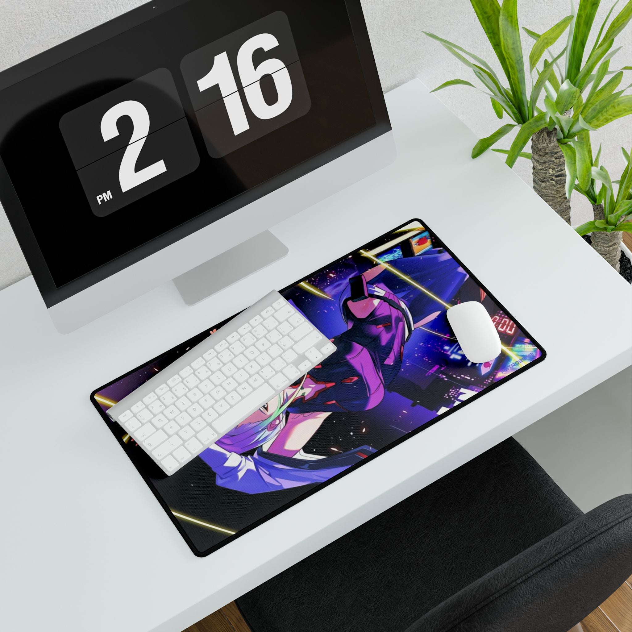 CYBERPUNK: Edgerunners 2077 - Desk Mat for Gaming & Office Setup, Custom Mouse Pad, Gift for Anime Lovers, Desk Accessories, Home Decor
