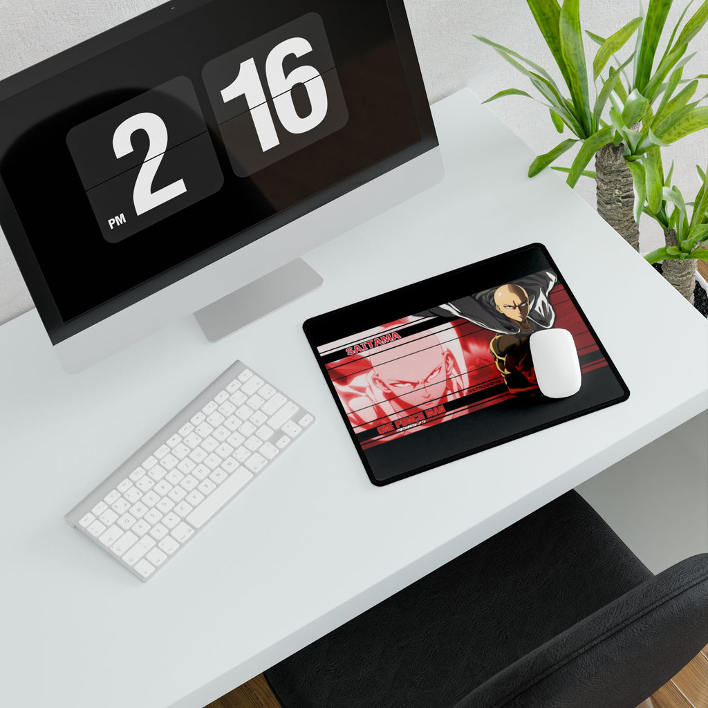 ONE-PUNCH MAN: Saitama - Anime Desk Mat - Saitama from One Punch Man | Gaming Desk Pads, Office Accessories, Gift for Fans, Home Decor