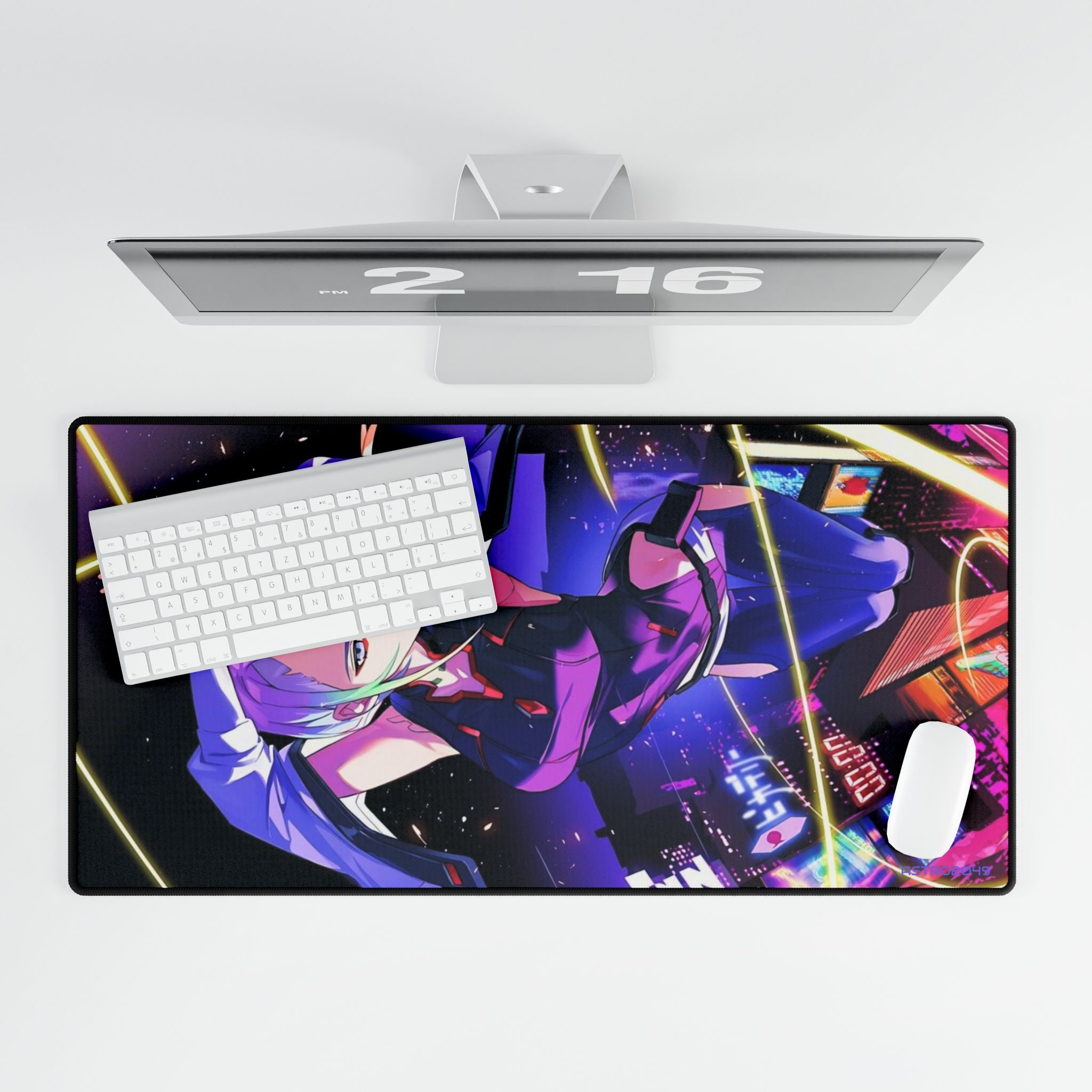 CYBERPUNK: Edgerunners 2077 - Desk Mat for Gaming & Office Setup, Custom Mouse Pad, Gift for Anime Lovers, Desk Accessories, Home Decor