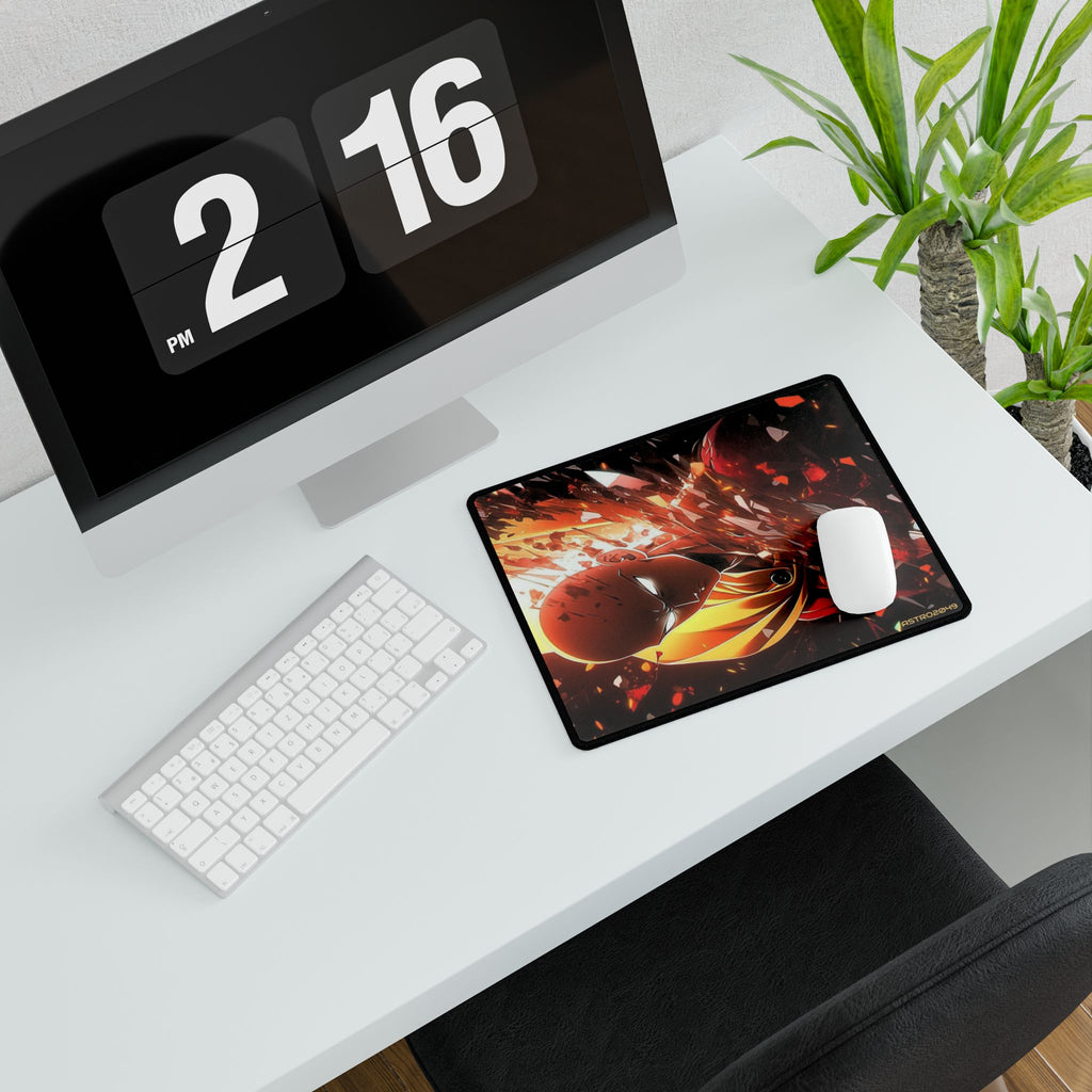 ONE-PUNCH MAN: Saitama - Vibrant Gamer Desk Mats | Stylish Desk Accessories, Custom Mouse Pads, Office Decor, Gaming Setup