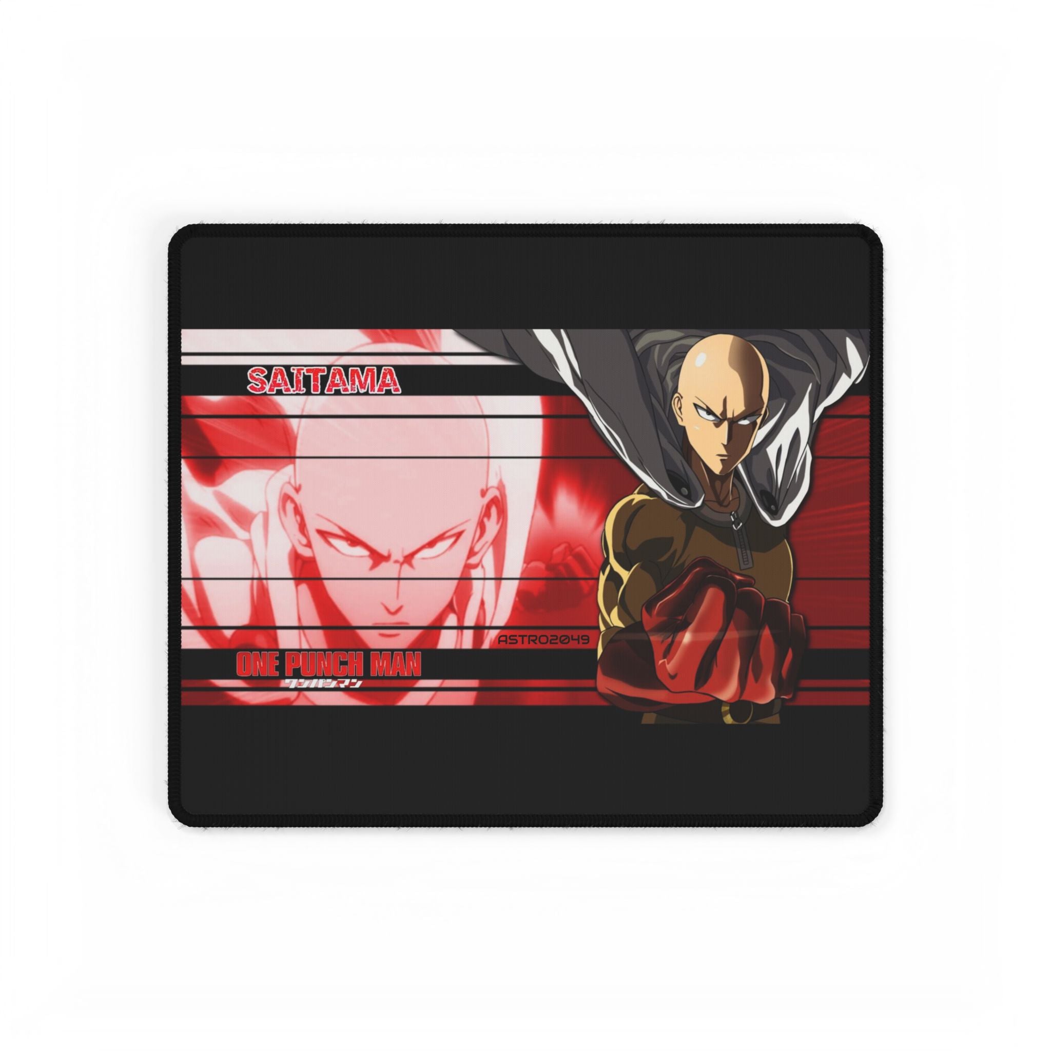 ONE-PUNCH MAN: Saitama - Anime Desk Mat - Saitama from One Punch Man | Gaming Desk Pads, Office Accessories, Gift for Fans, Home Decor