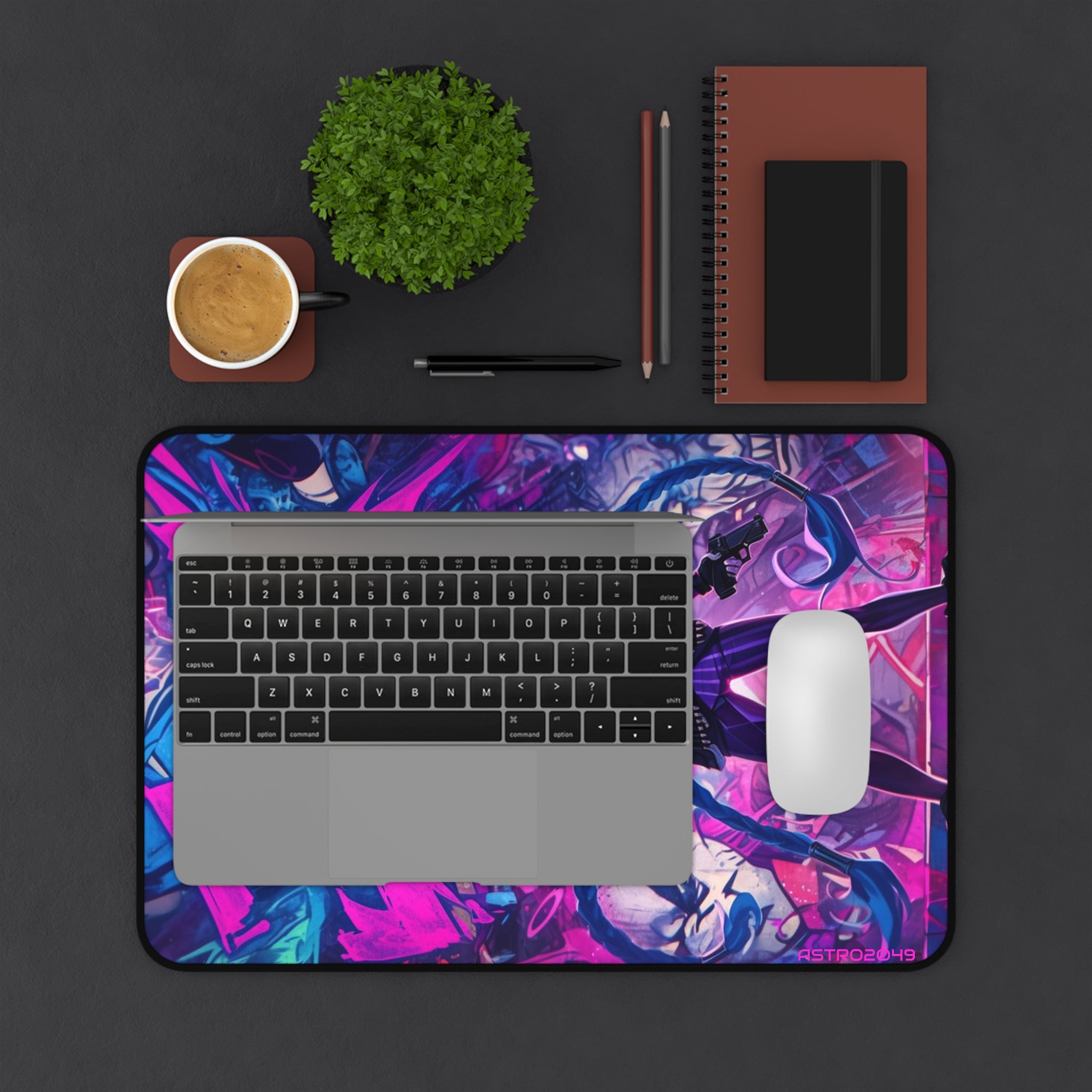 League of Legends - Arcane: JINX - Vibrant Gaming Desk Mat with Colorful Fantasy Art - Perfect for Gamers, Holiday Gifts, and Collectibles