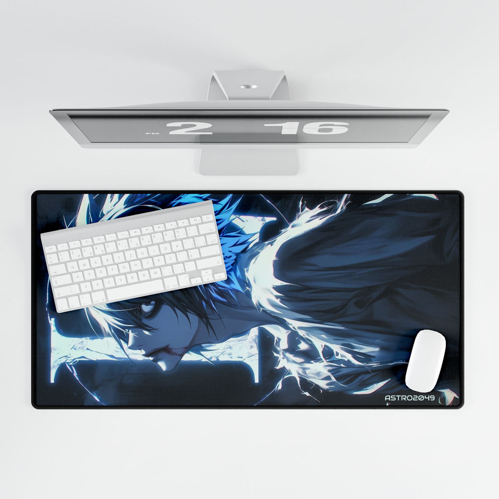 DEATH NOTE - ELLE - Inspired Desk Mats for Gamers & Creatives, Gaming Setup, Office Decor, Geek Gifts, Anime Aesthetic