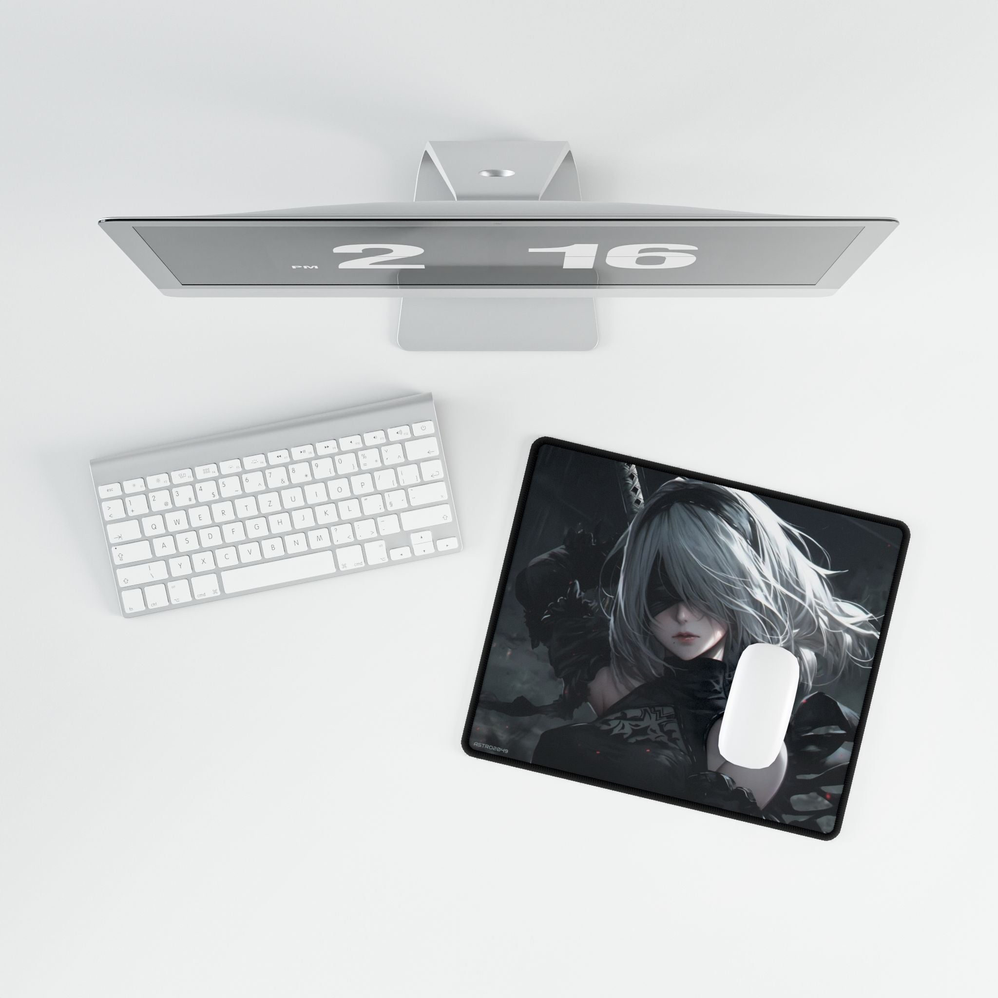 Nier: Automata - 2B - Elegant Gaming Desk Mat with Anime Design, Perfect for Office, Home, Gamer Gift, Desk Accessories, Stylish Mouse Pad