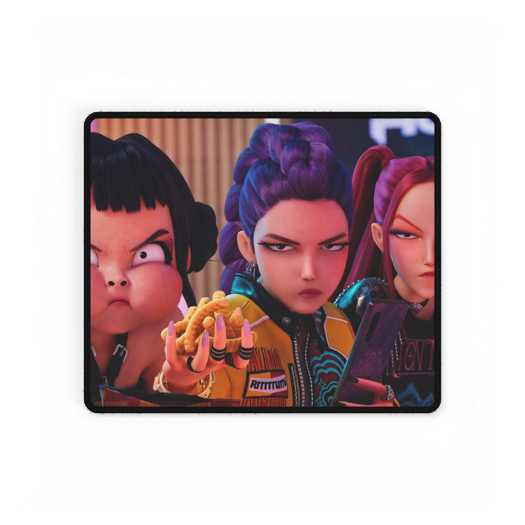 KPop Demon Hunters - HUNTRIX - Vibrant Desk Mats for Personalized Workspace, Gaming Pads, Office Decor, Unique Desk Accessories