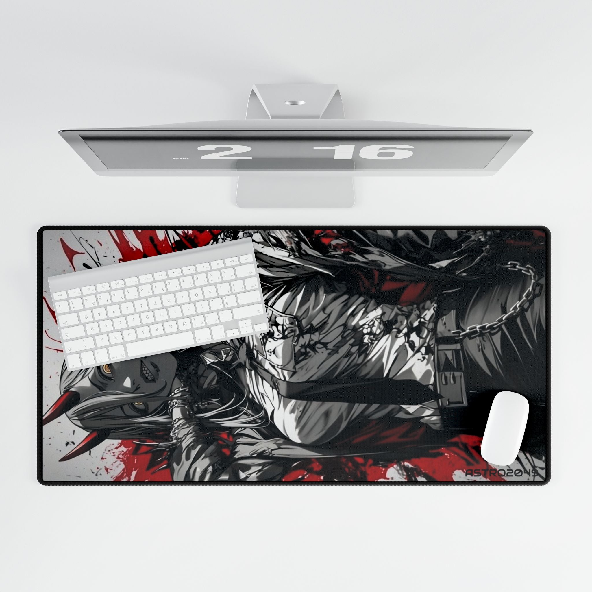 CHAINSAW MAN - Stylish Desk Mats for Gamers, Gaming Setup, Office Decor, Unique Mouse Pad, Anime Desk Accessories, Chic Workstation