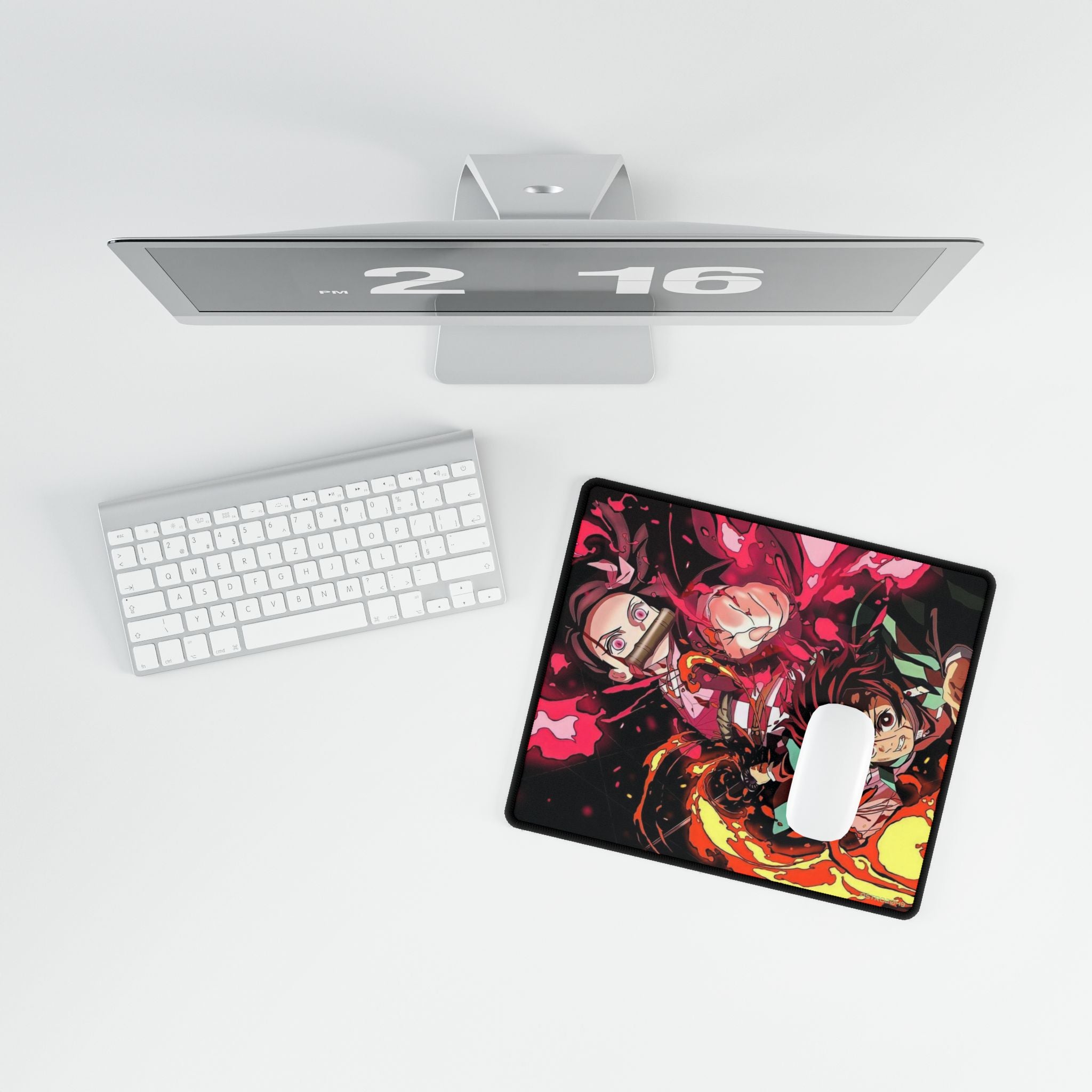DEMON SLAYER - Kimetsu no yaiba - Anime-Inspired Desk Mat, Gaming Desk Pad for Home Office, Cute Mouse Pad, Anime Decor