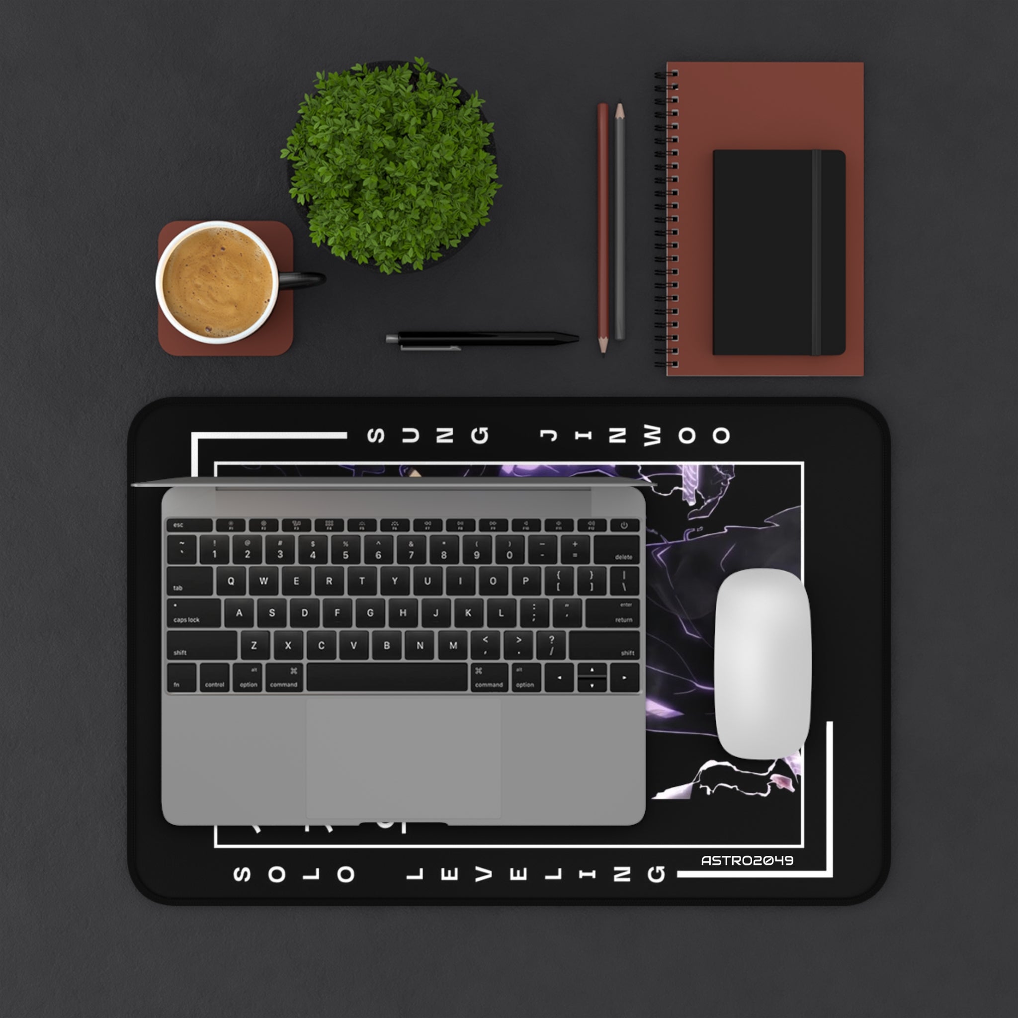 SOLO LEVELING - Sung Jinwoo - ARISE - Stylish Gaming Desk Mat - Perfect for Office, Home Office, Gift for Gamers, Art Desk Accessories