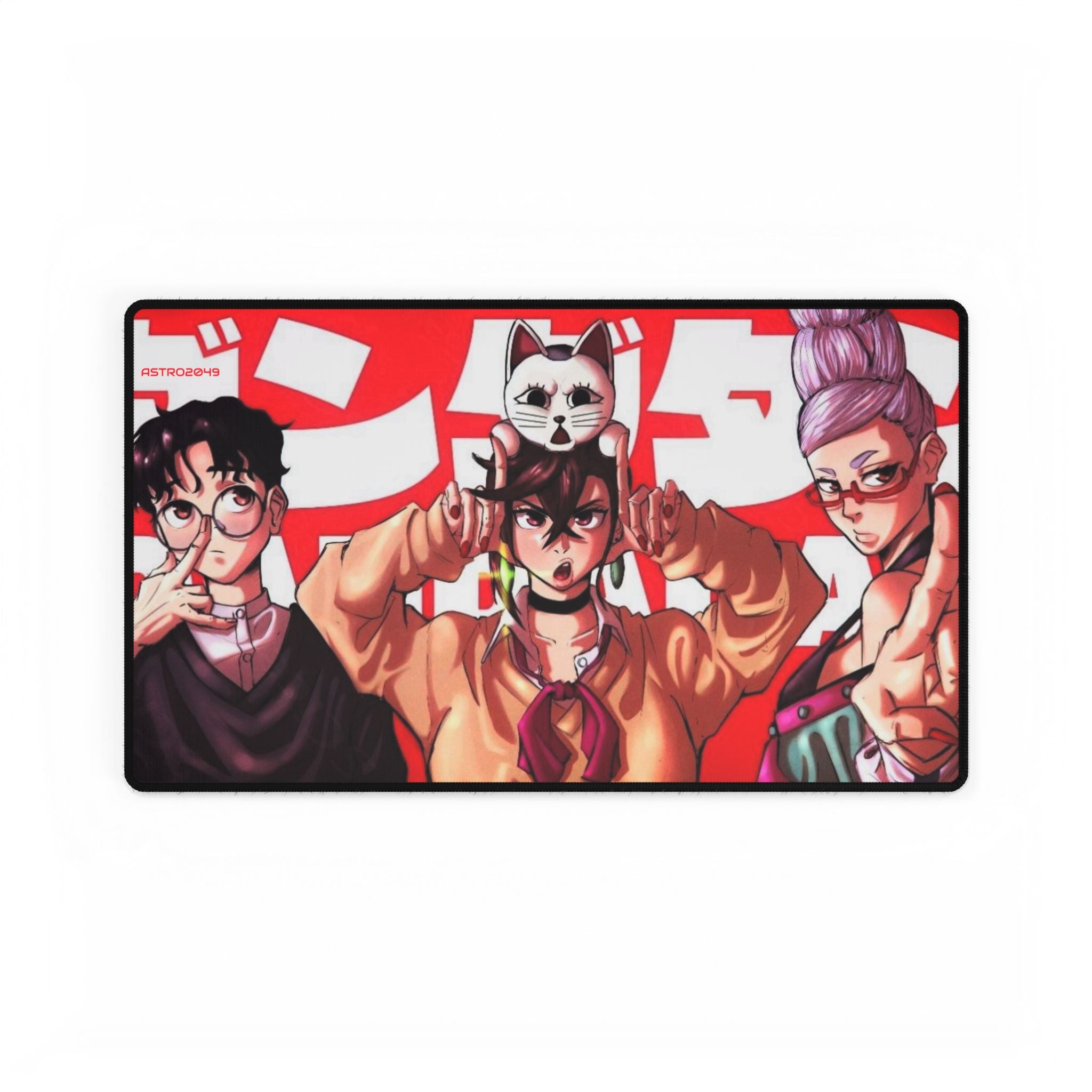 DANDADAN: Momo / Okarun - Vibrant Anime Desk Mat, Gaming Desk Pad, Office Decor, Custom Mousepad, Geeky Gift for Gamers, Home Office